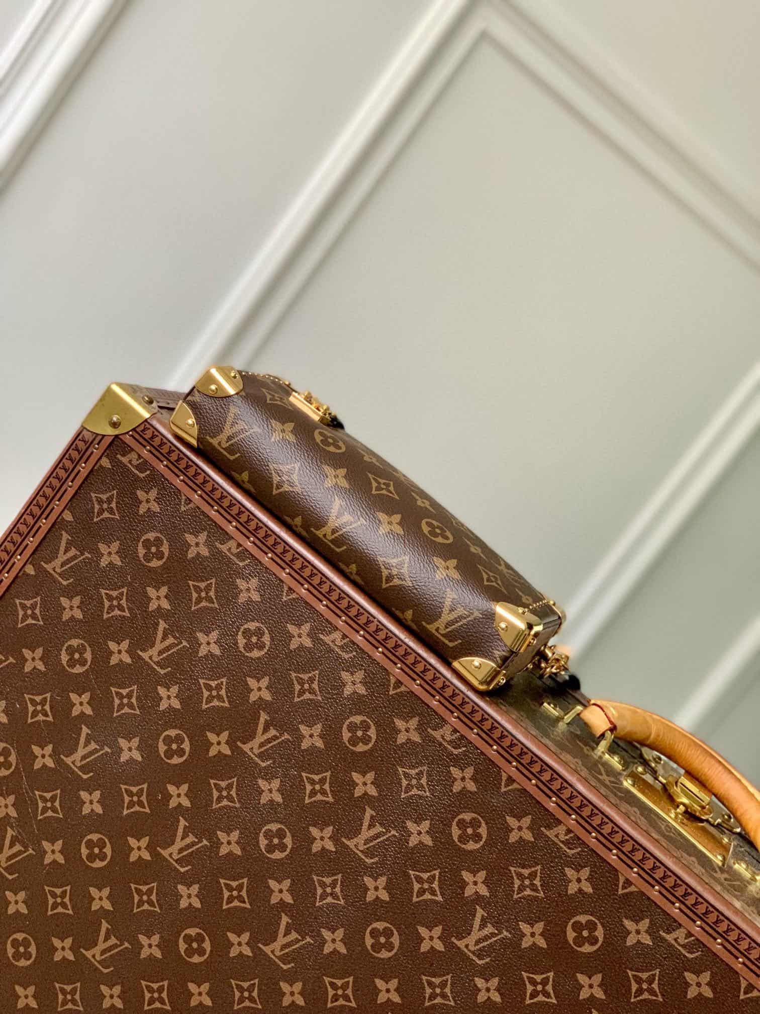 Louis Vuitton Slim Trunk Coated canvas M13147 High
