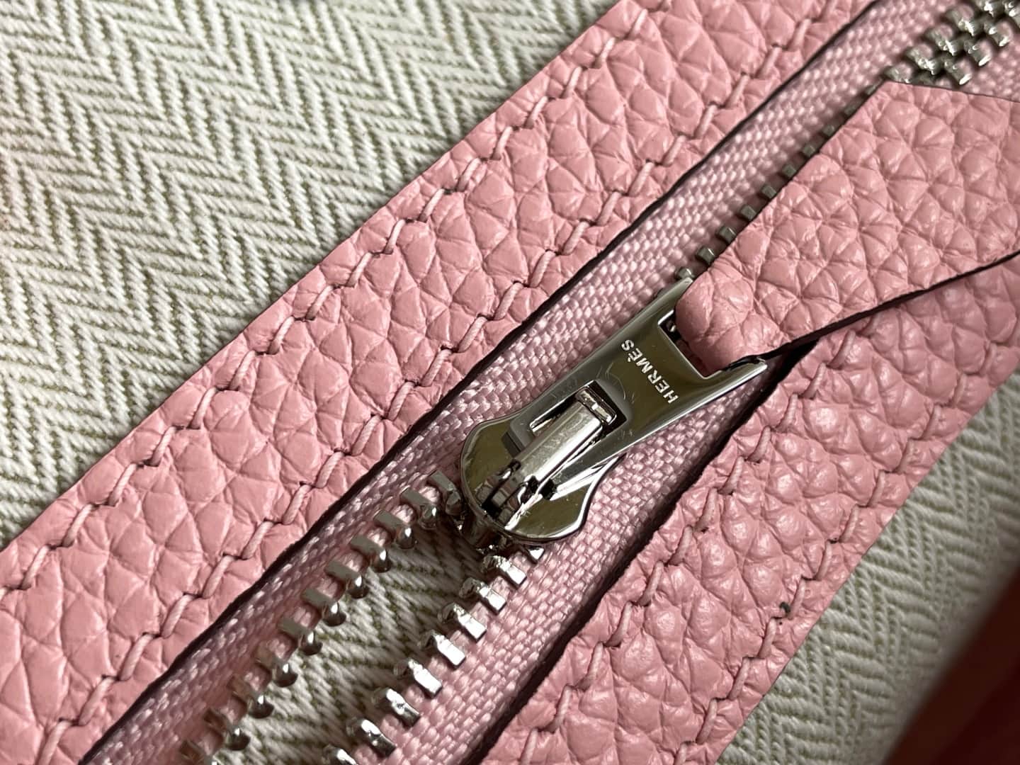 Hermes Garden Party 23 bag in Pink Togo Leather WAX High