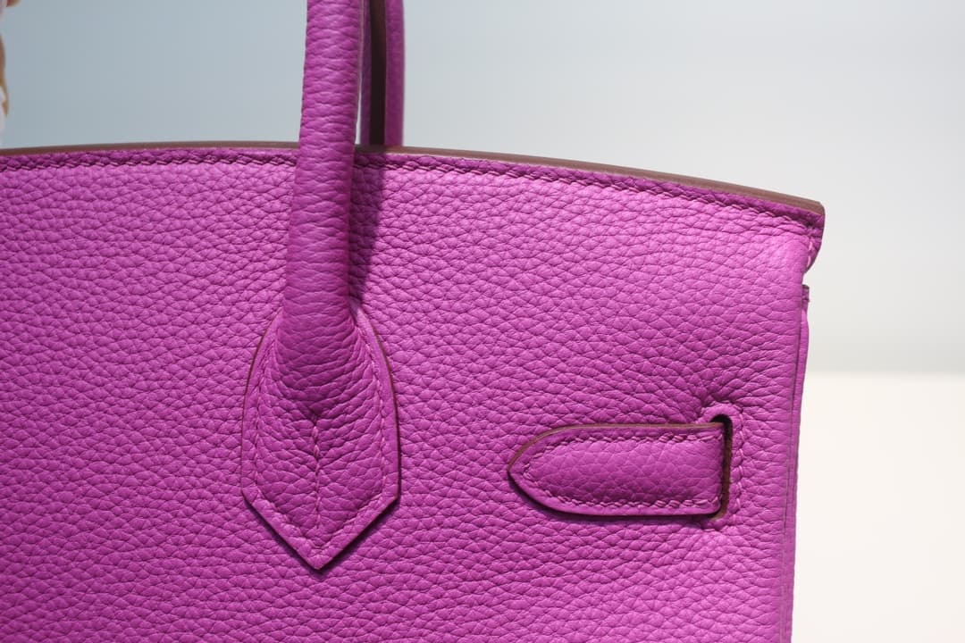 Hermes Birkin 25/30/35cm Bag Togo Leather In Magnolia WAX High