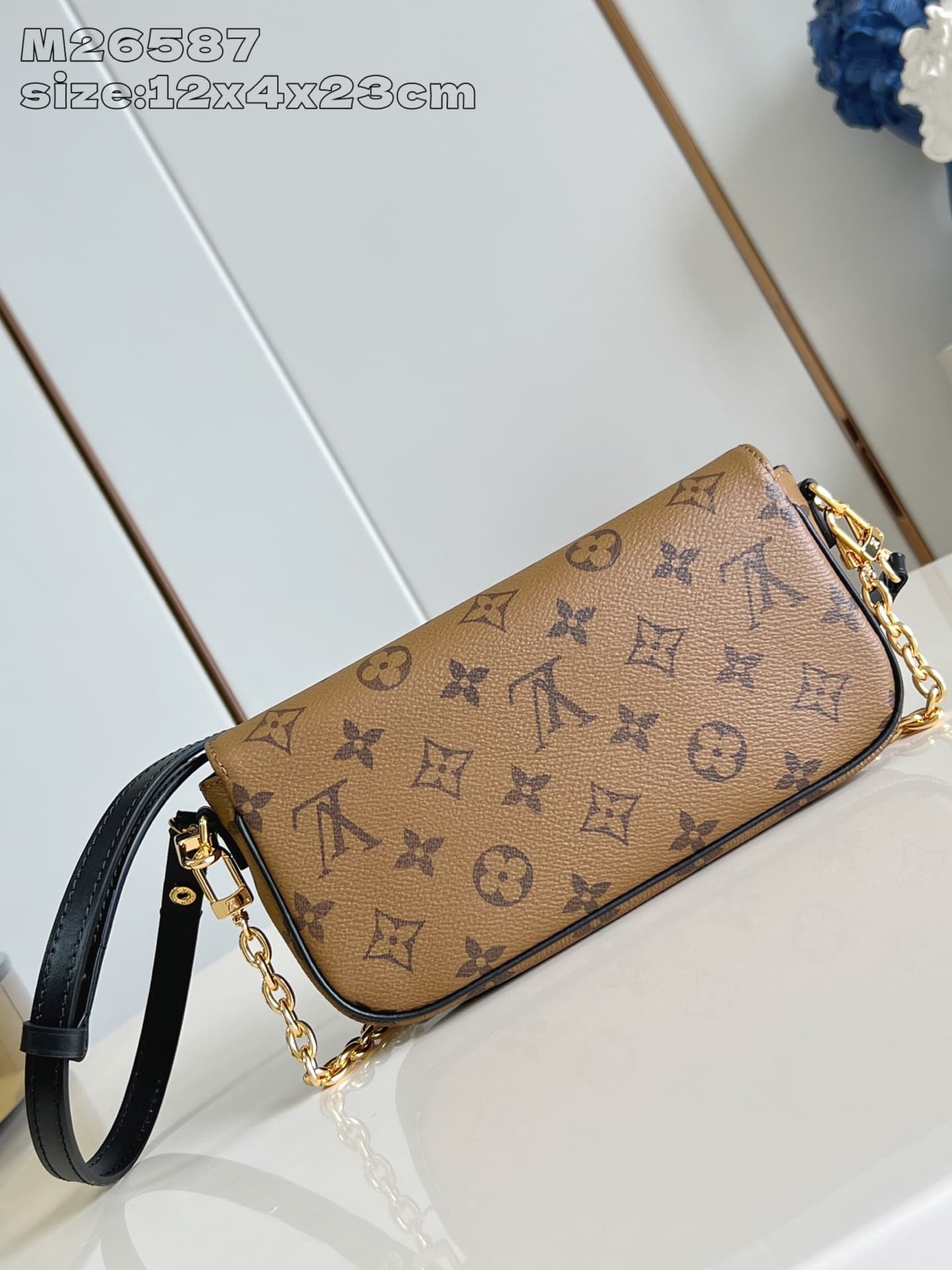 Louis Vuitton Wallet On Chain Ivy Monogram Reverse coated canvas M26587 High