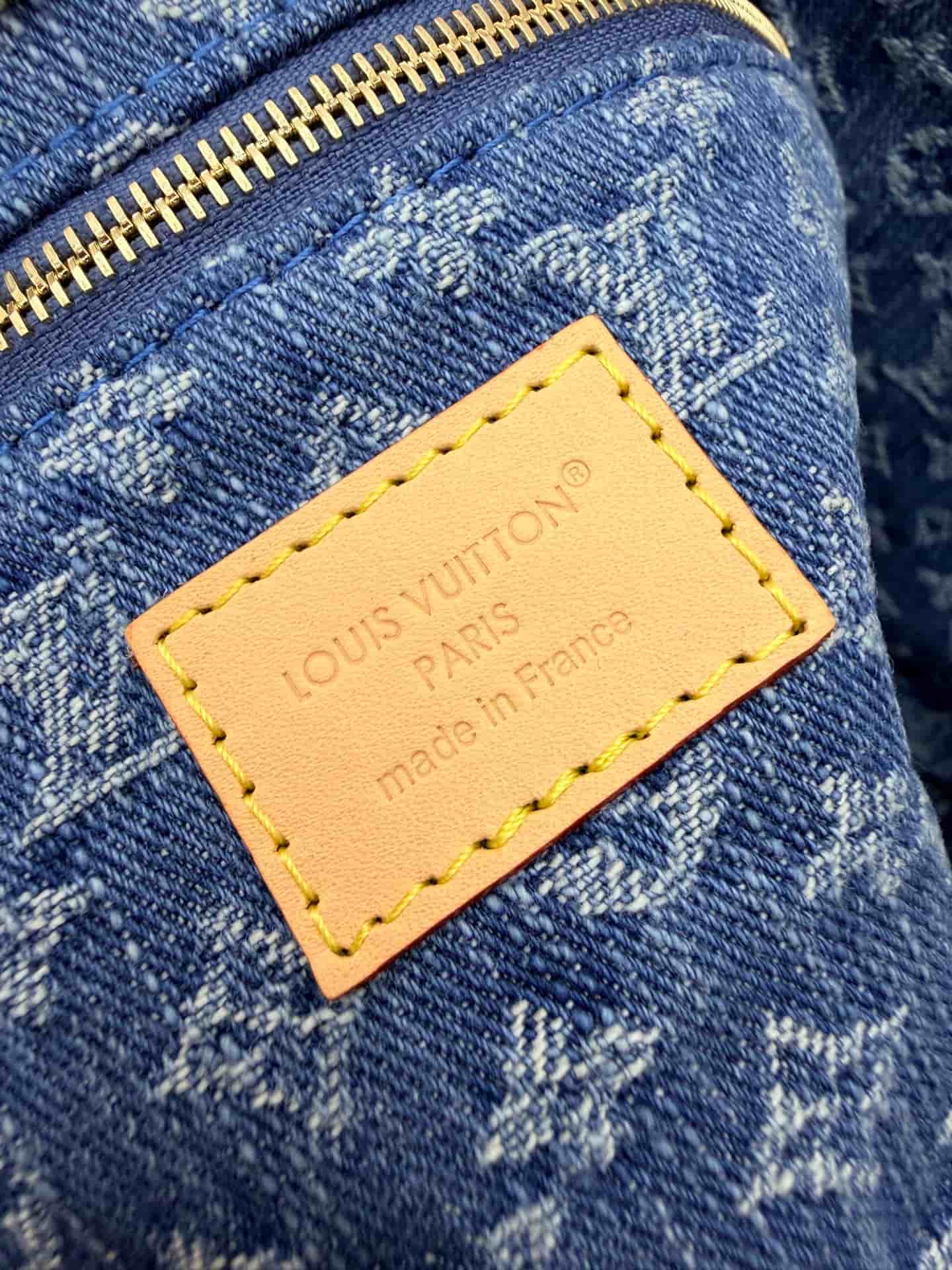 Louis Vuitton Carryall Cargo PM Blue Denim M28287 TOP