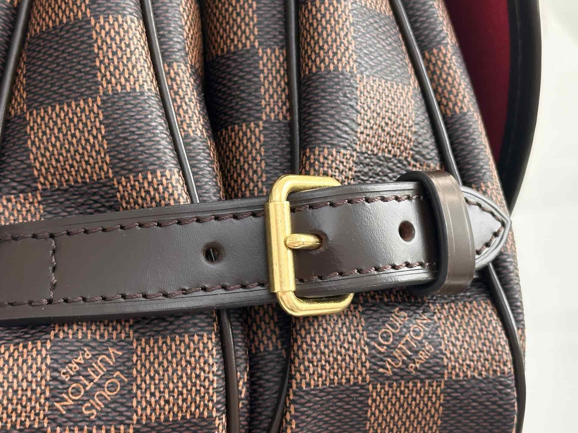 Louis Vuitton Damier Ebene Saumur messenger bag N48080 High