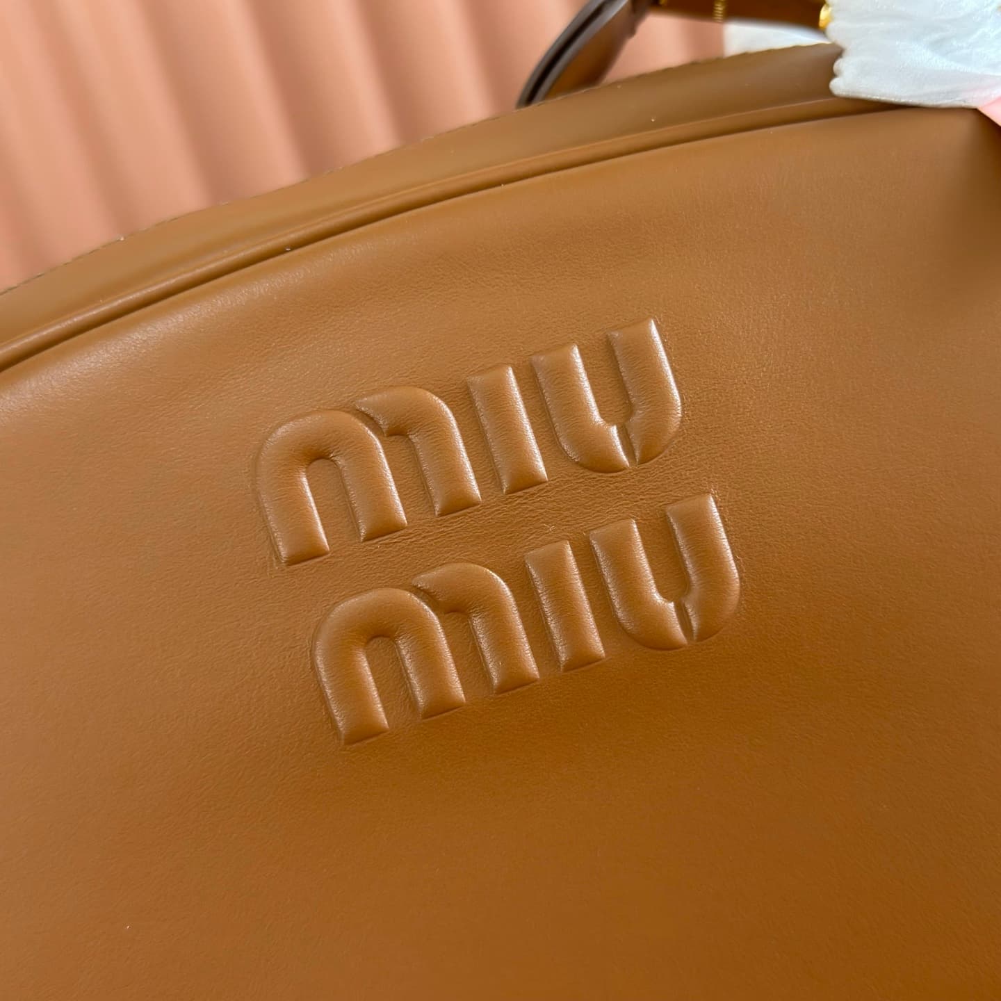 Miu Miu Brown Beau Leather Bag 5BB193 TOP