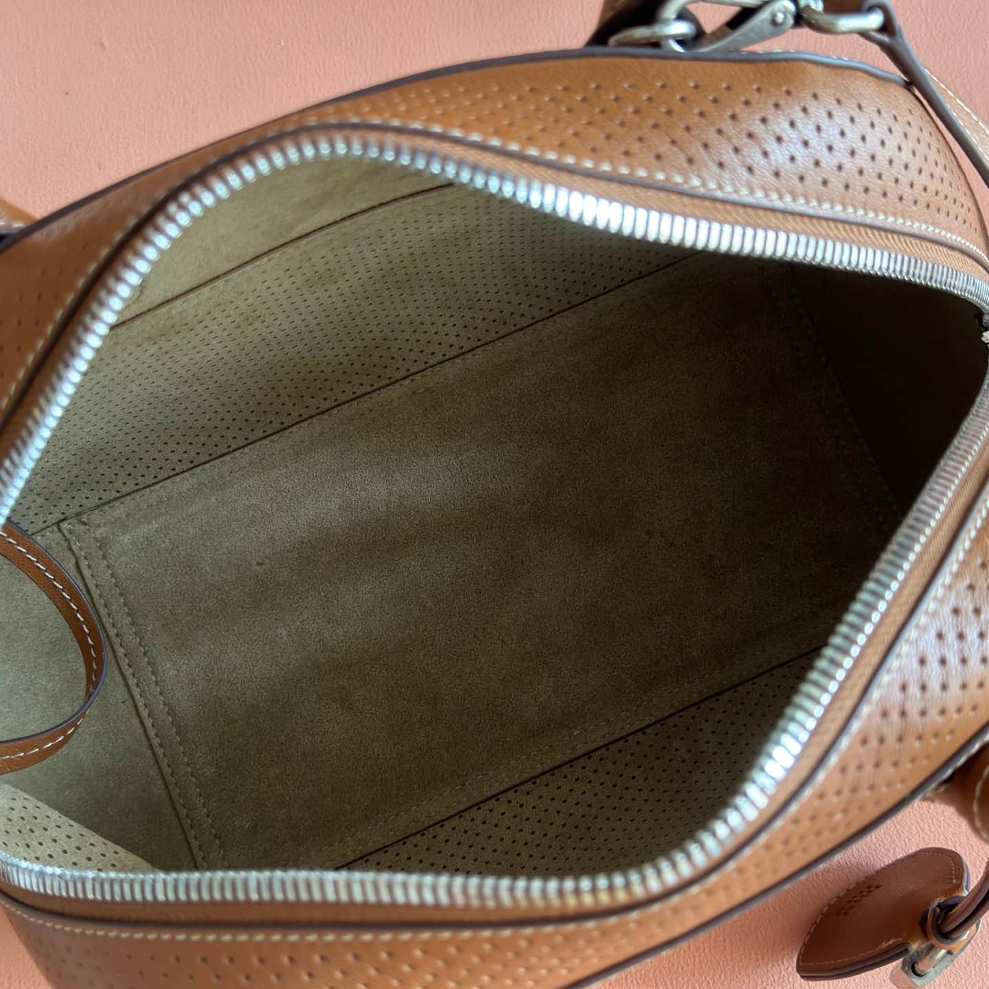 Miu Miu Vivant leather bag Caramel Brown 5BB199 TOP