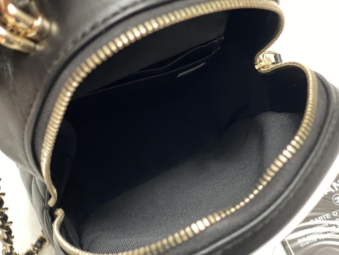 Chanel Mini Backpack Lambskin & Gold-Tone Metal AP3753 Black A