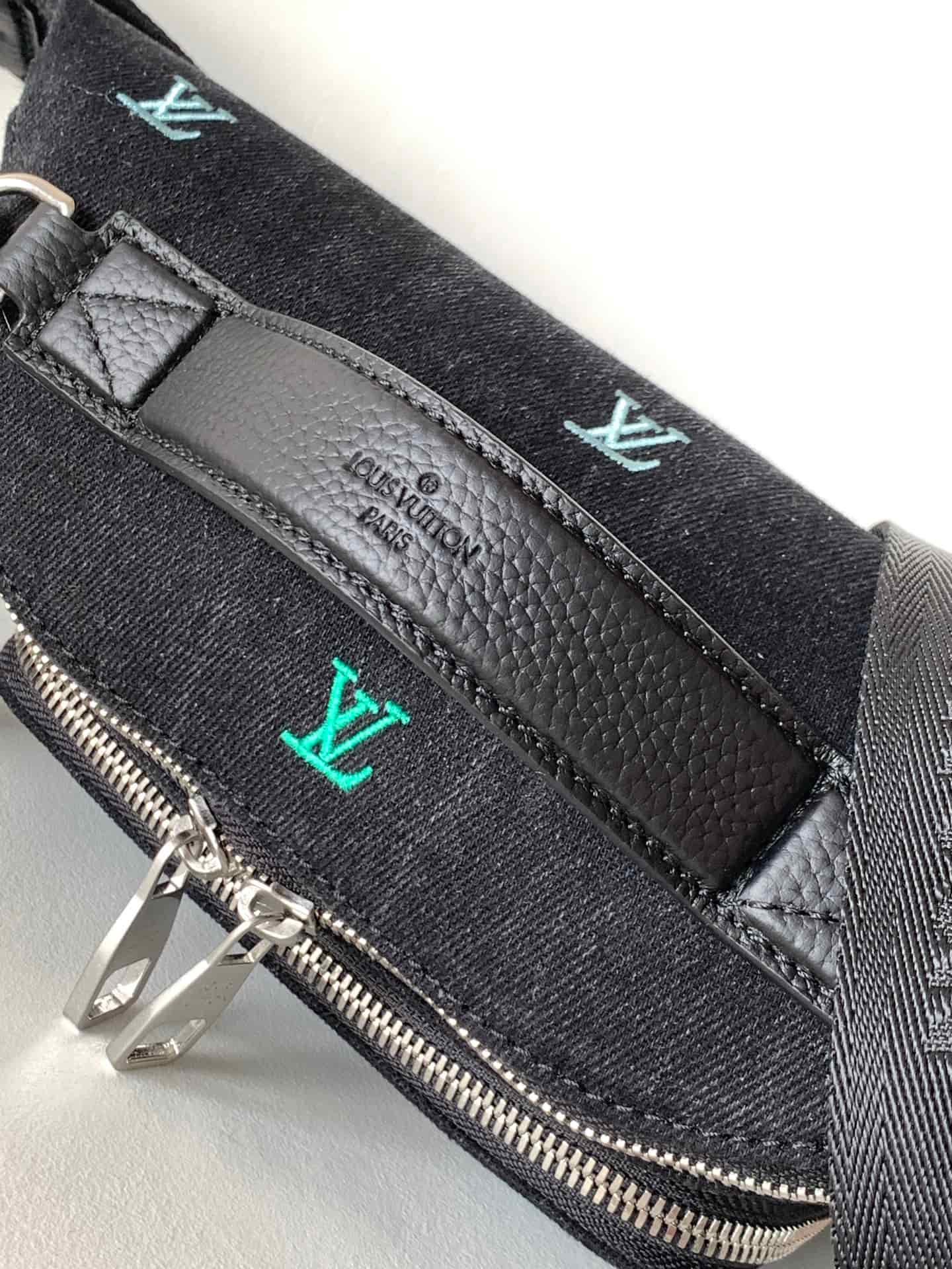 Louis Vuitton Rush Bumbag Black-washed denim M13961 High