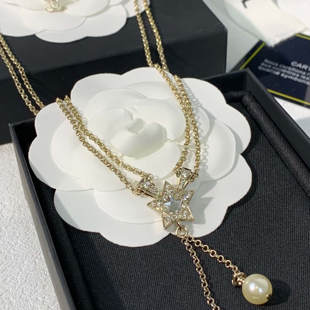 Chanel Gold-tone Necklace High