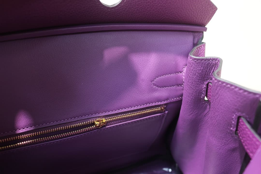 Hermes Birkin 25/30/35cm Bag Togo Leather In Anemone WAX High