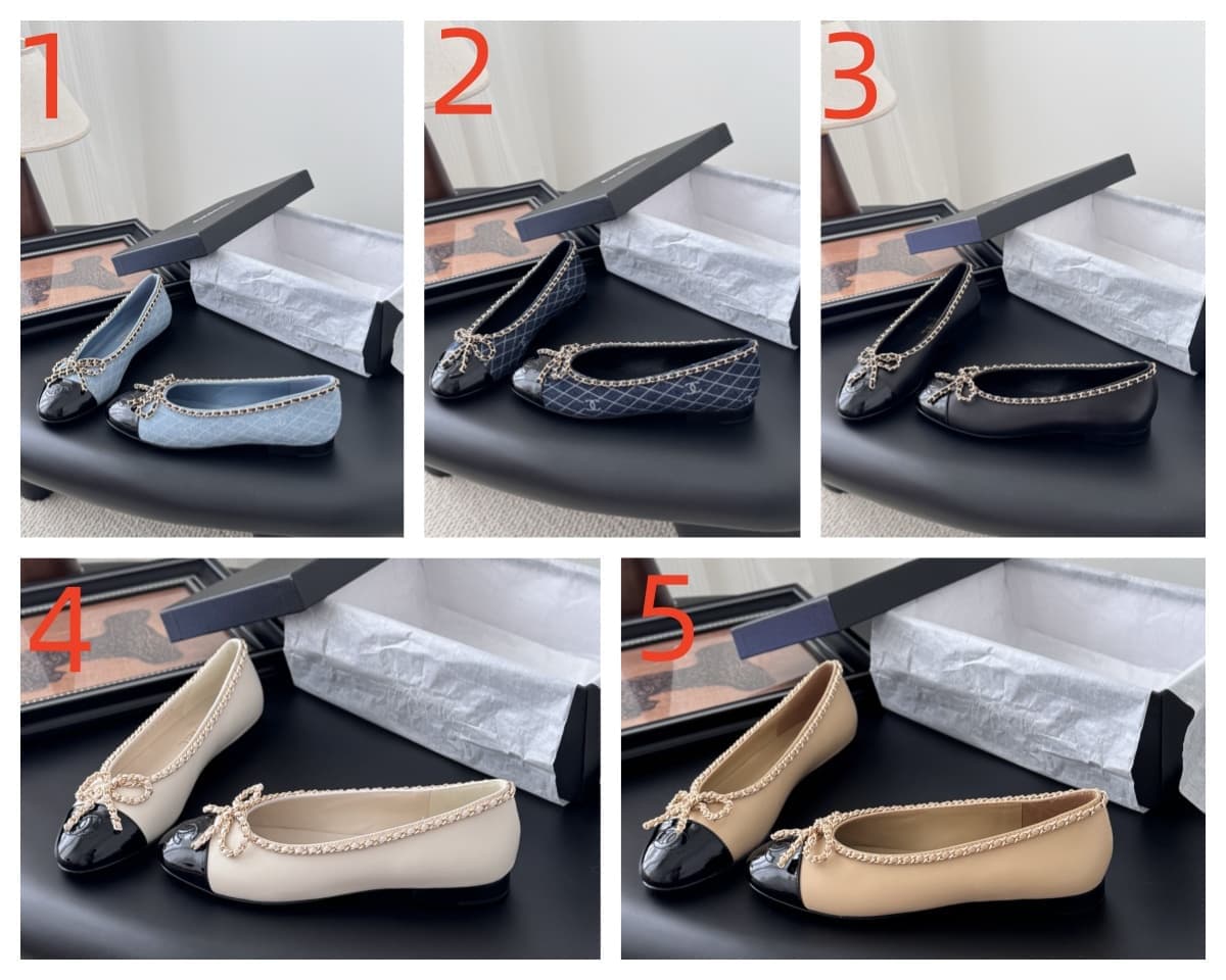 Chanel Ballet flats shoes Low Women