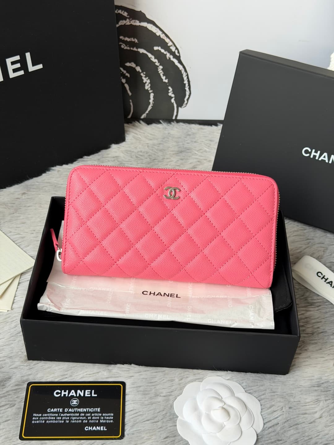 Chanel Classic Long Zipped Wallet A