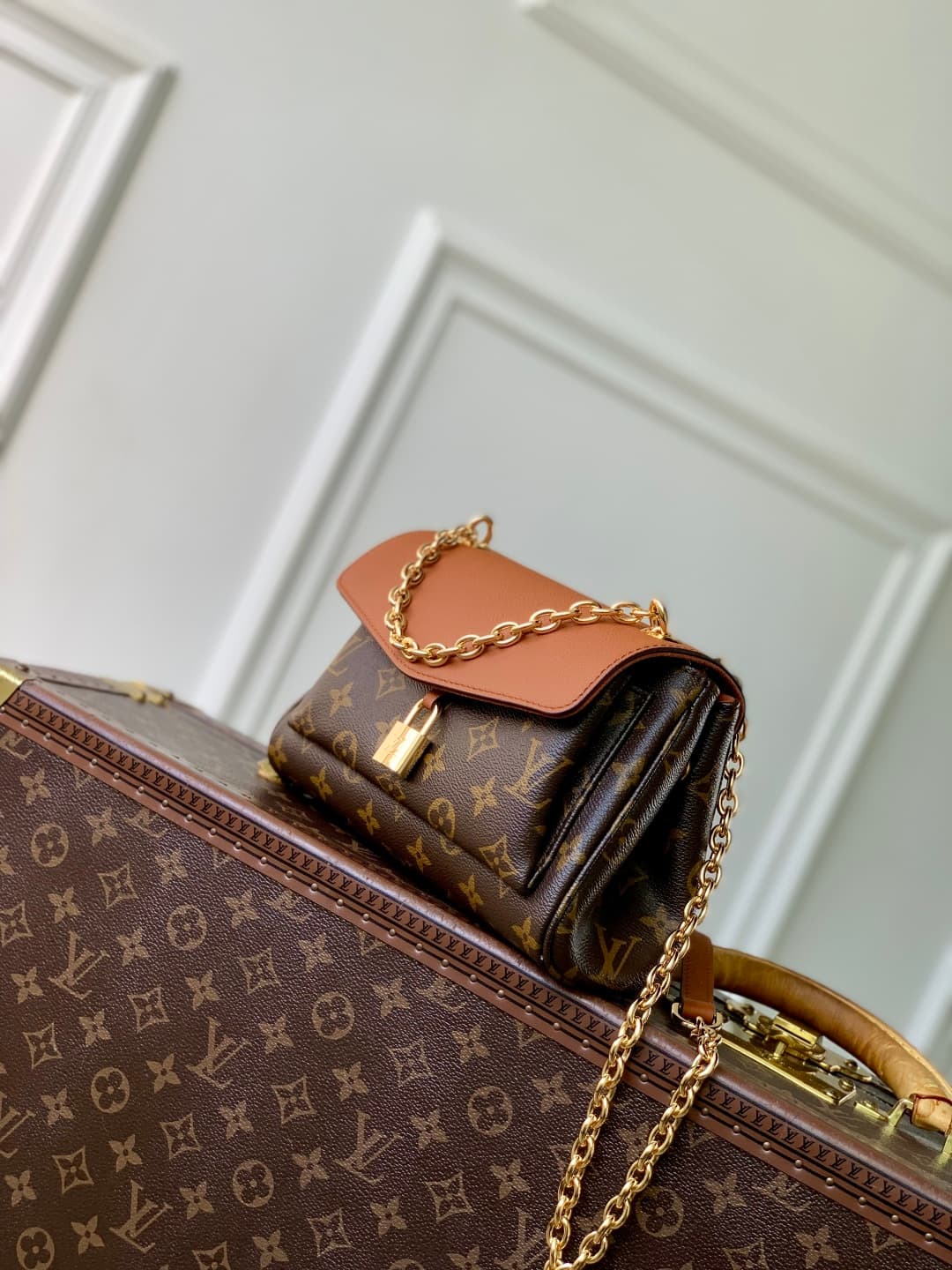 Louis Vuitton Saint Germain BB bag in Monogram canvas M27066 Brown High