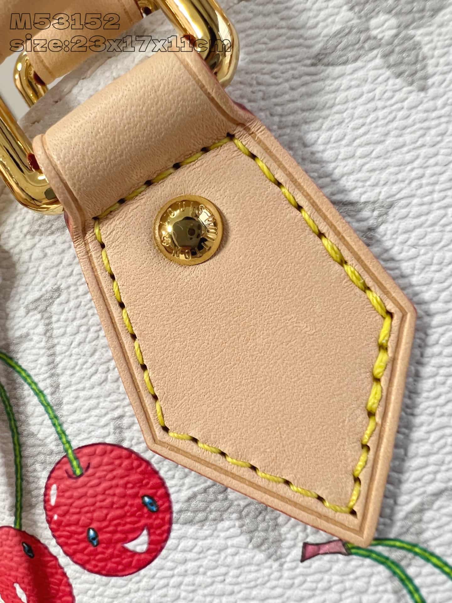 Louis Vuitton x Murakami Alma BB Monogram cherry coated canvas M14234 High