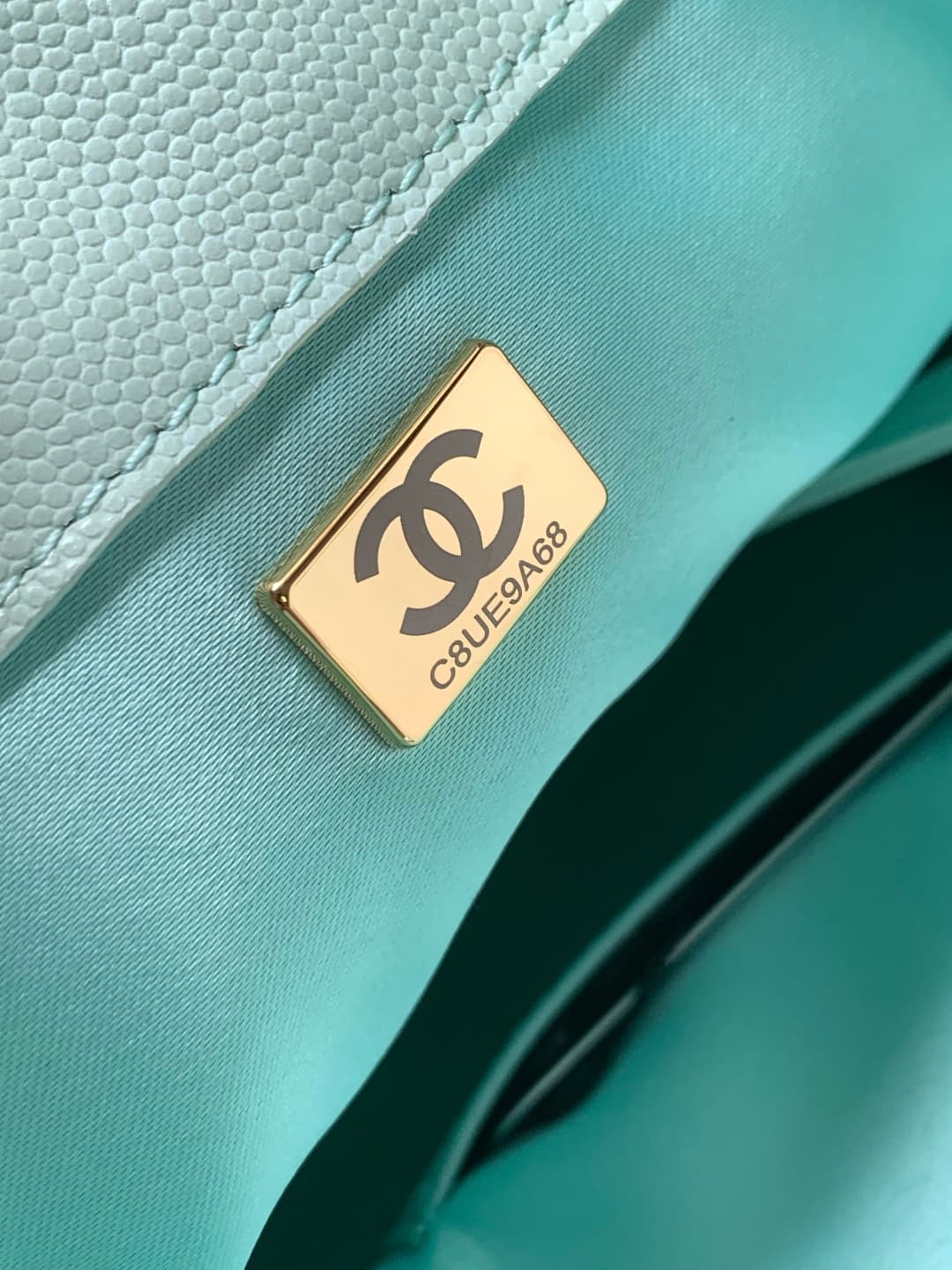 Chanel 25 Medium Hobo Medium handbag AS5311 Grained Calfskin & Gold-tone Metal Light Green A