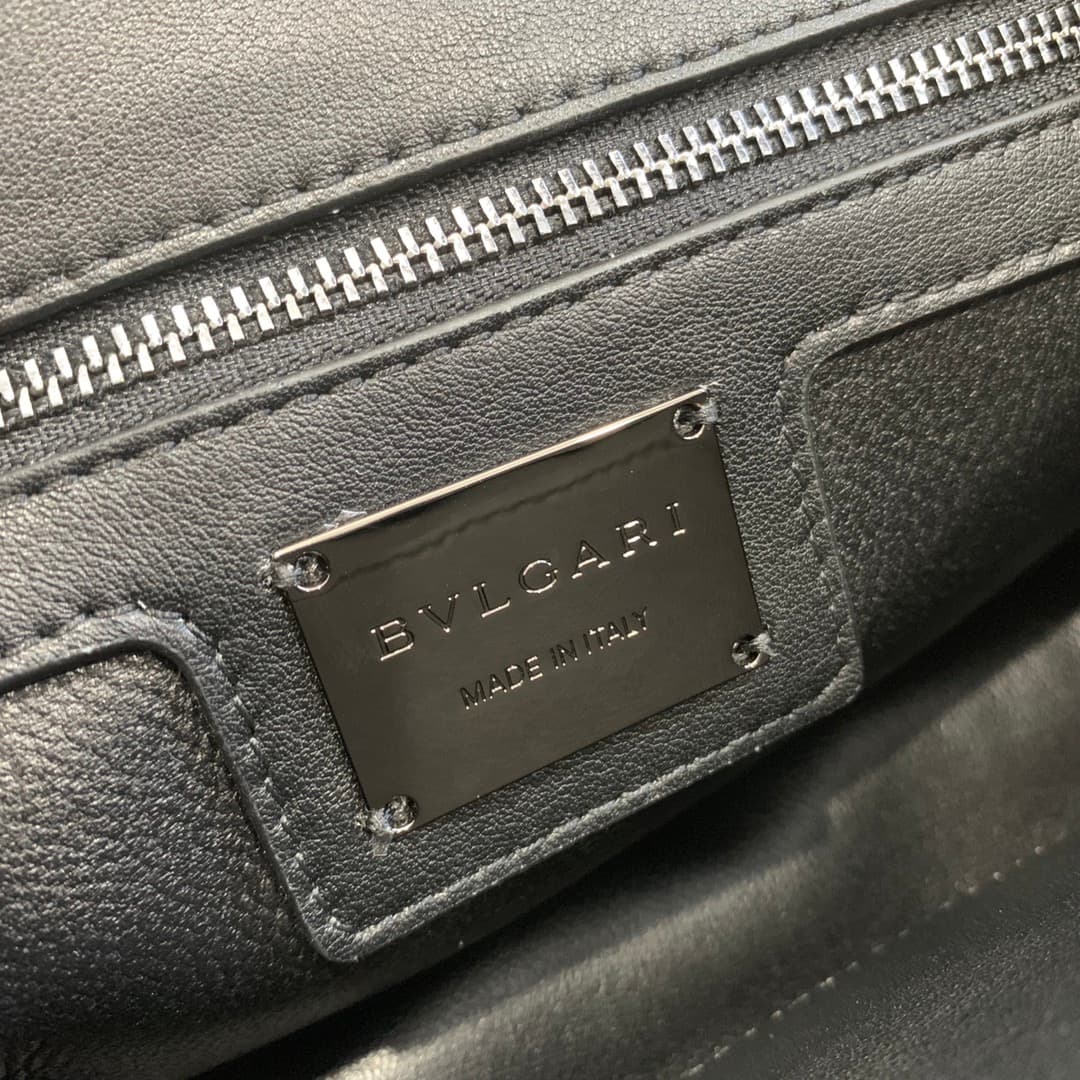 BVLGARI Serpenti Cabochon Small Cross-body Bag Black High