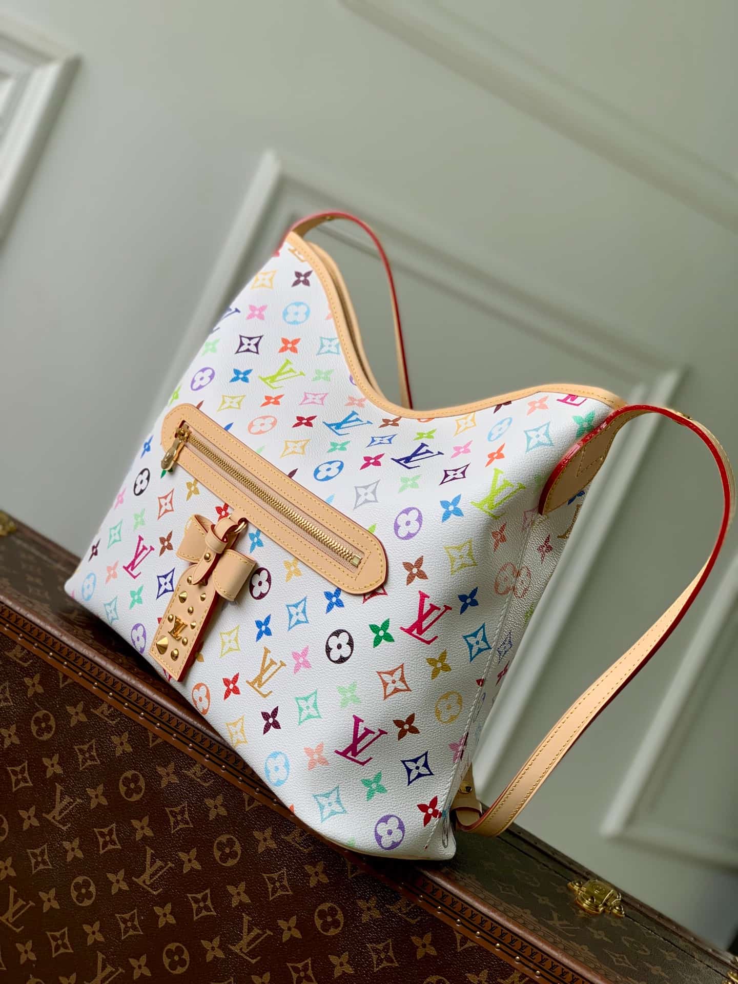 Louis Vuitton x TM Lineup Multicolor/White Coated canvas M27582 High