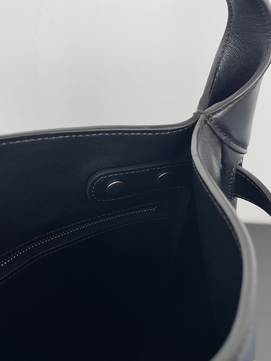 Balenciaga Smooth Calfskin Small Bel Air Hobo Bag in black High