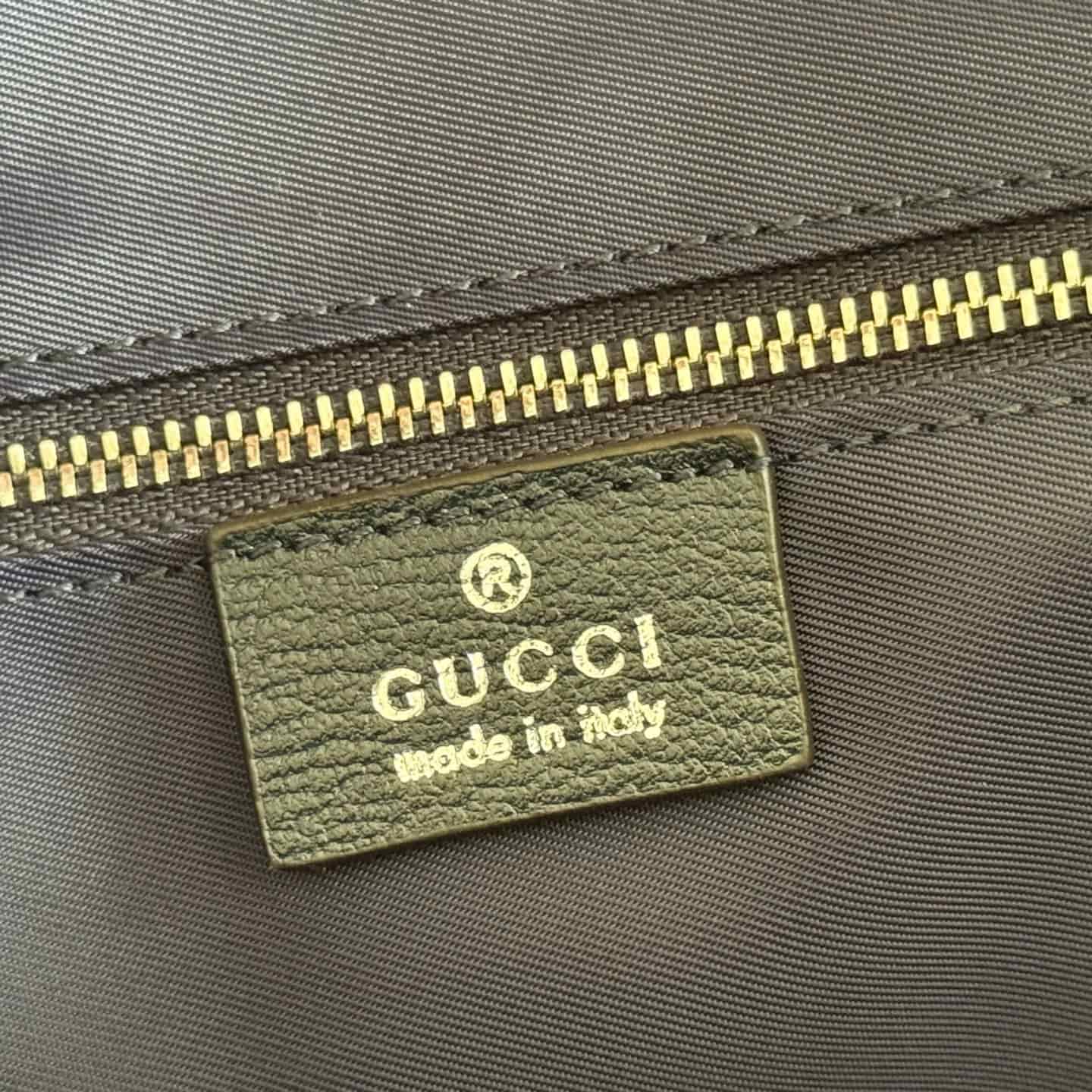 Gucci Tribeca large tote bag dark blue GG denim ‎874745 High