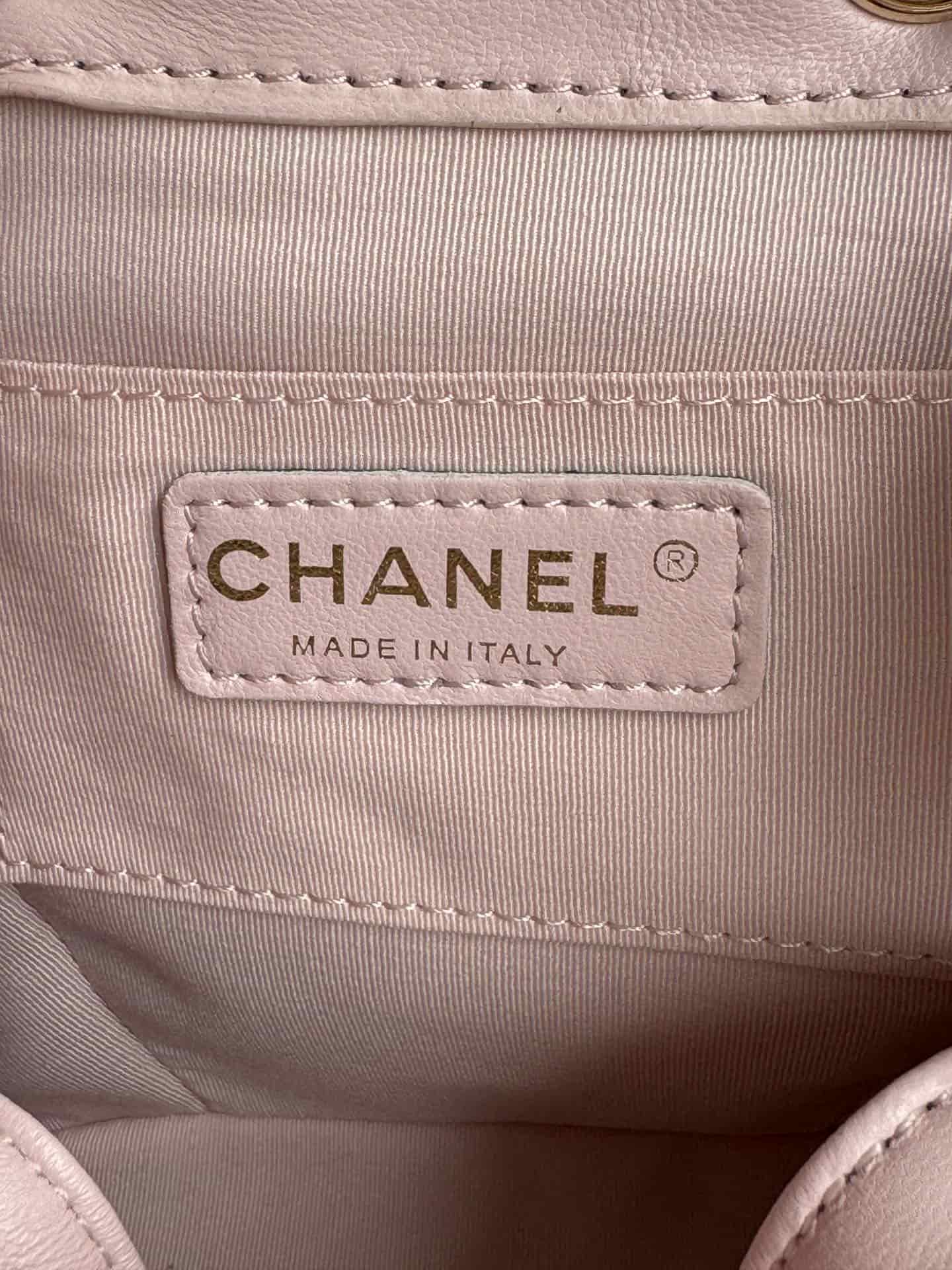 Chanel Small Quilted Duma Backpack Lambskin AS2908 Pink High