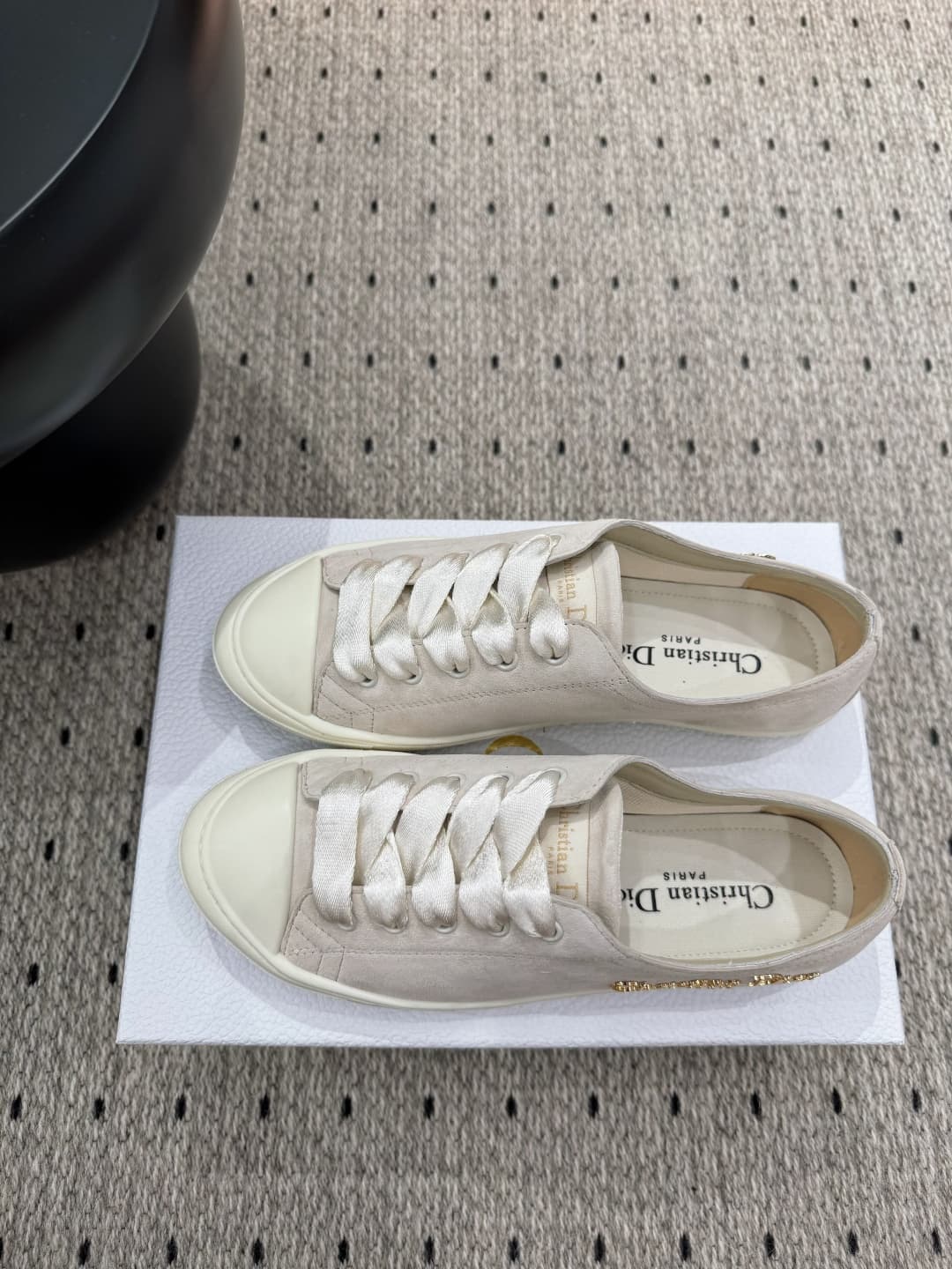 Dior Lucky Sneaker Pale Suede Calfskin shoes Women