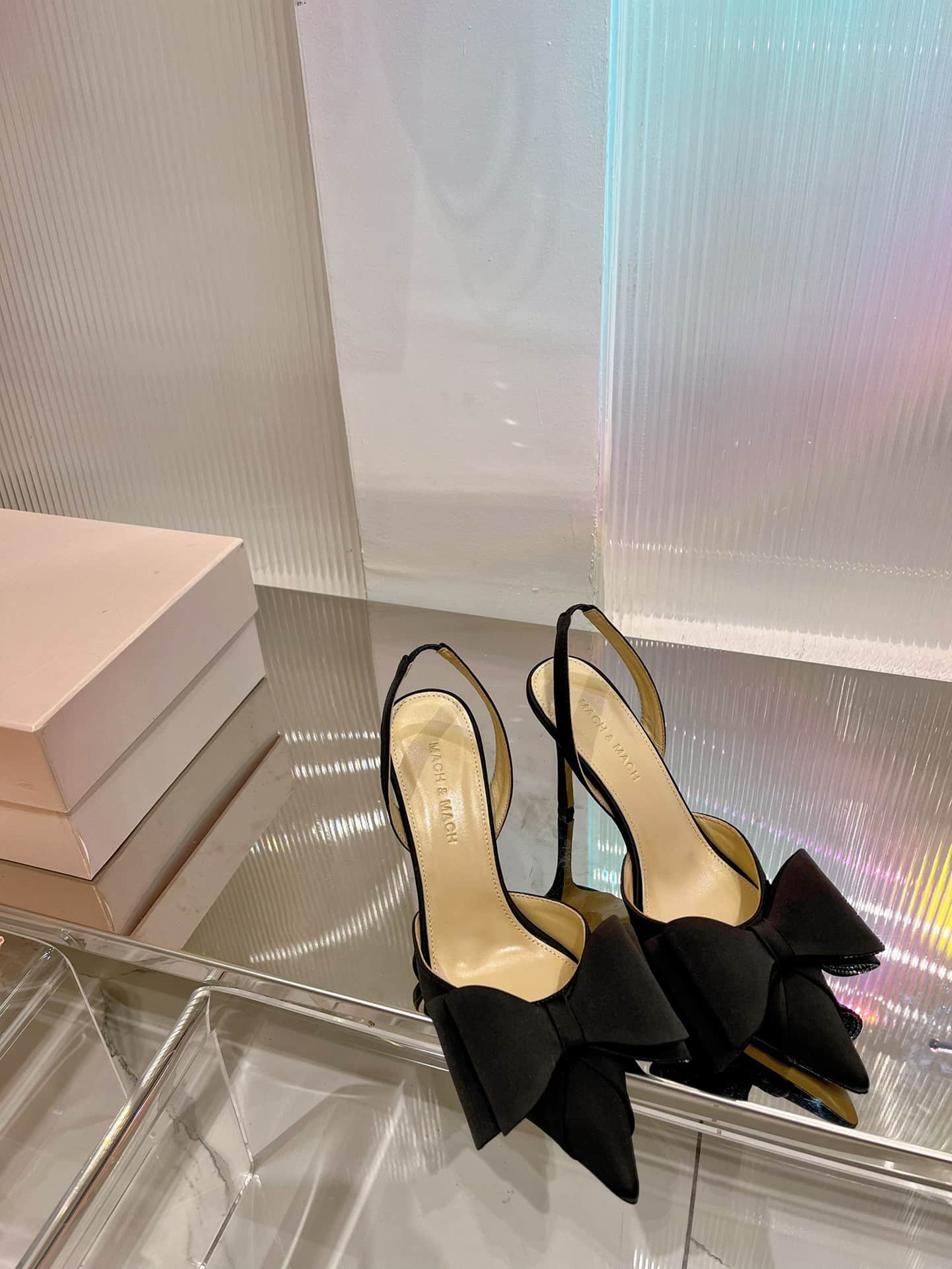 Mach Mach Le Cadeau Satin Slingbacks shoes Women