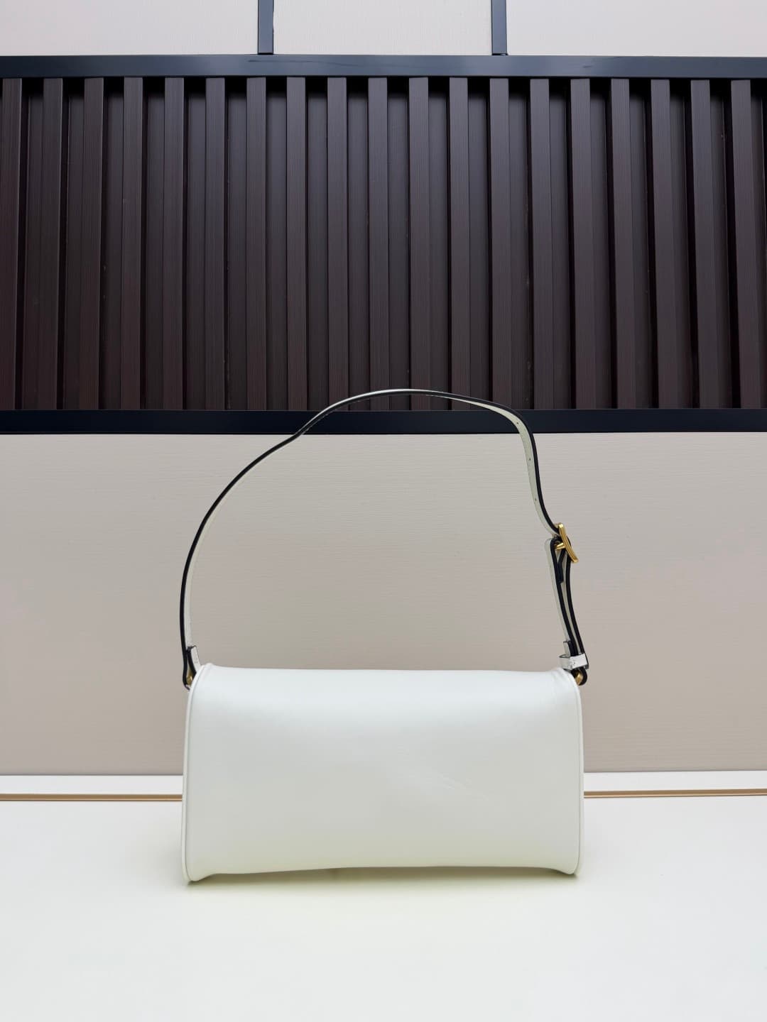 Valentino Garavani Devain Small Nappa Shoulder Bag White High