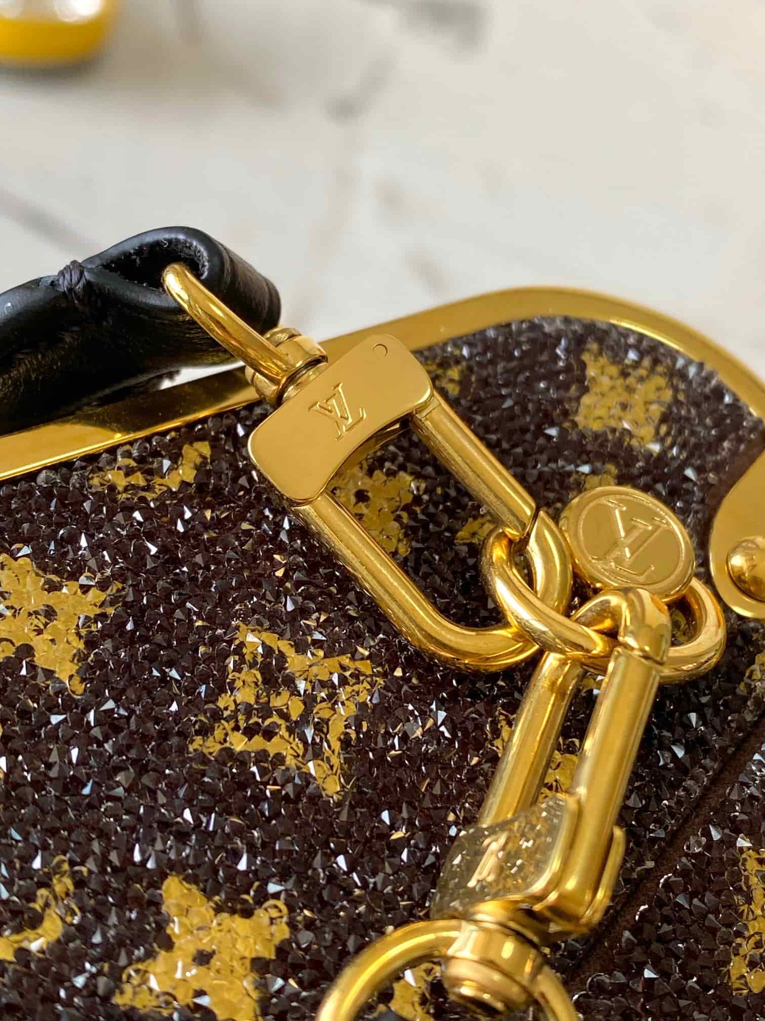 Louis Vuitton Treasure Box Crystals on textile Cowhide-leather and metallic trim M83089 TOP