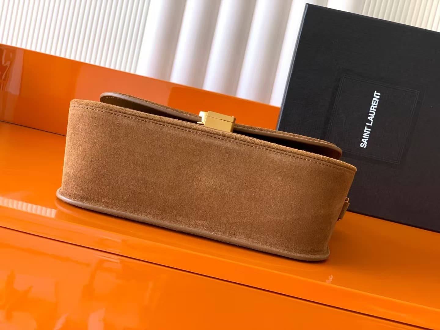 SAINT LAURENT SOLFERINO SMALL IN SUEDE High