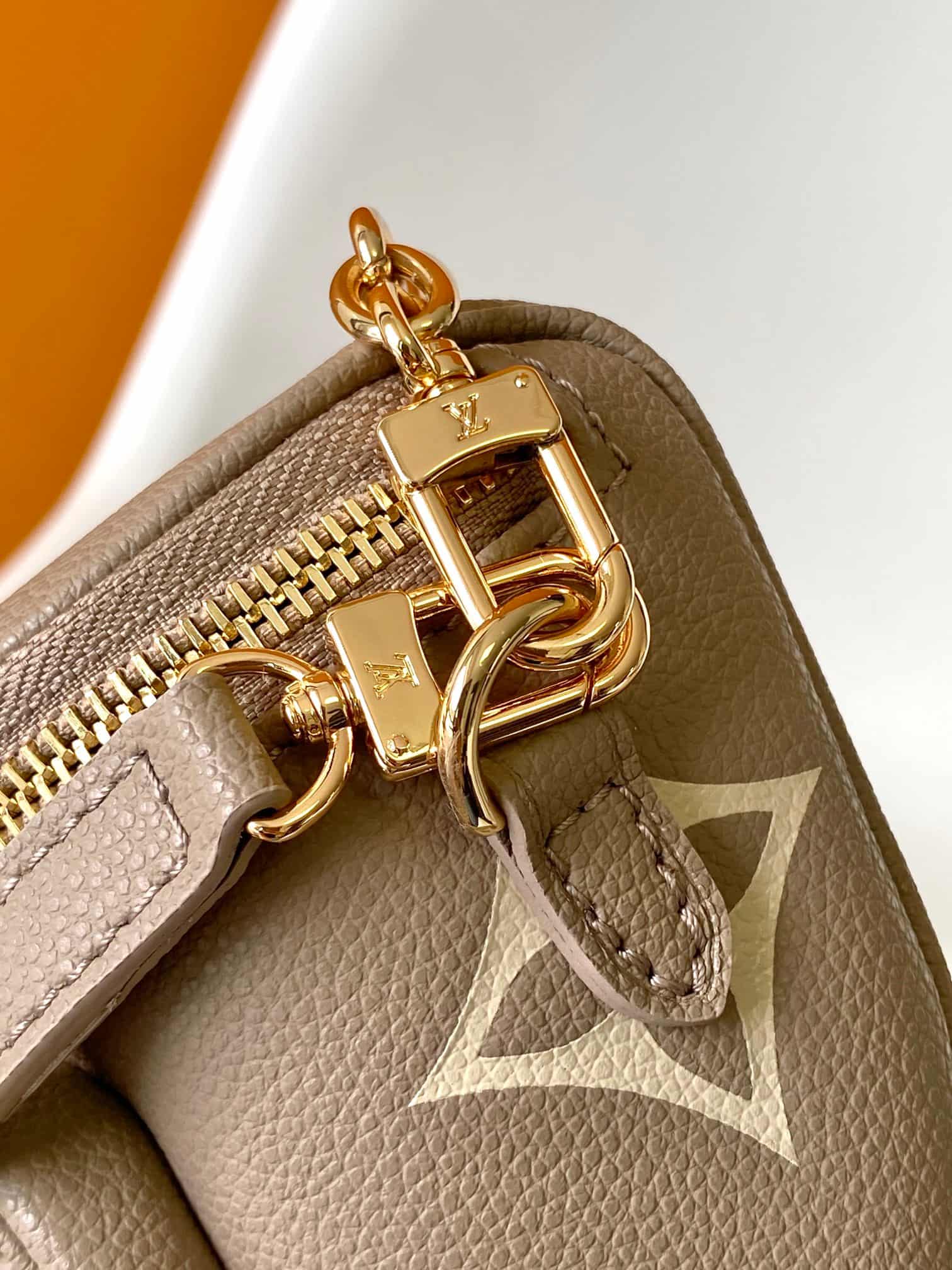Louis Vuitton Mini Bumbag Tourterelle Beige / Cream Bicolour Monogram Empreinte Leather M83219 High