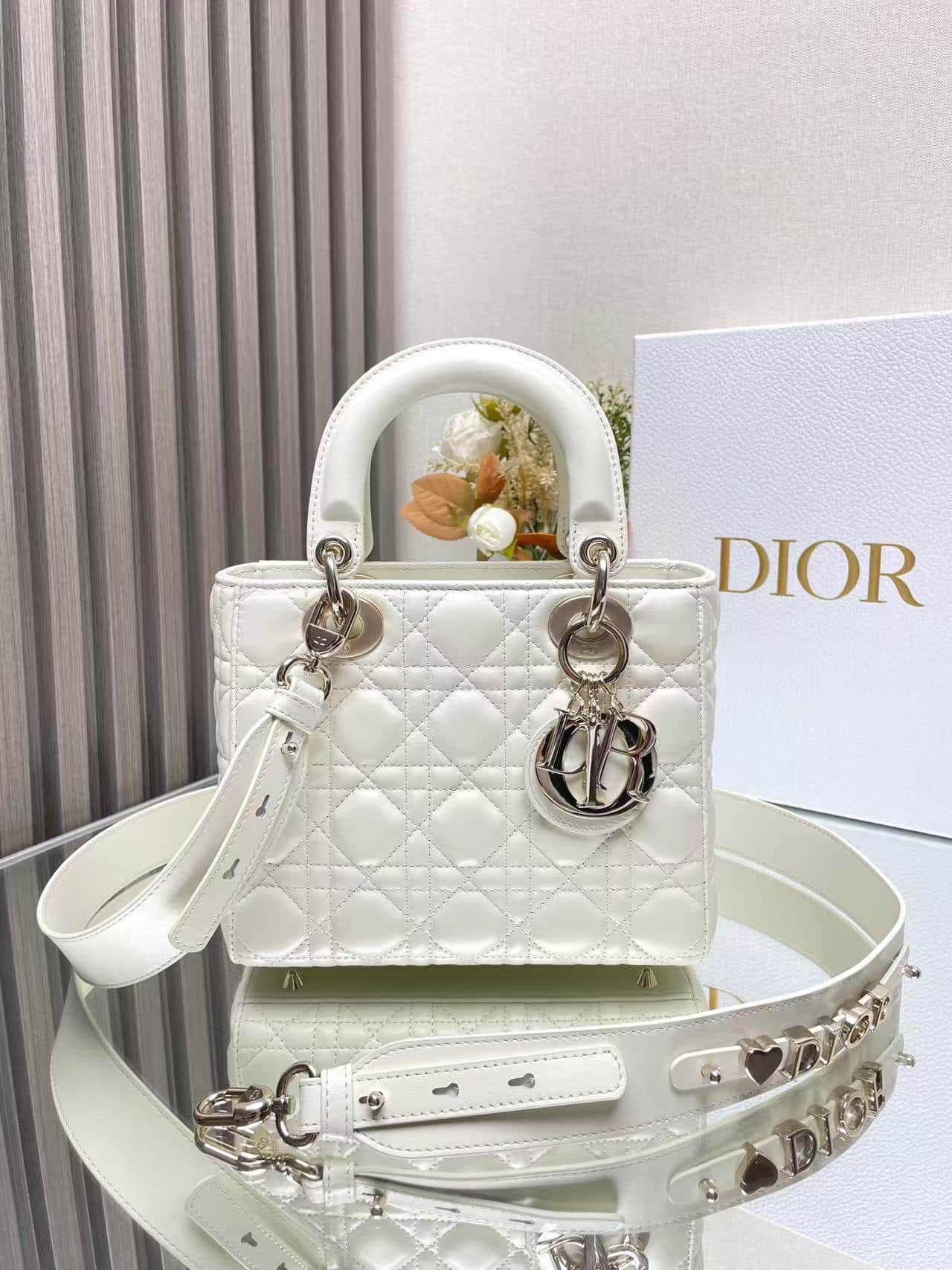 SMALL LADY Dior MY ABCDior BAG Cannage Lambskin High