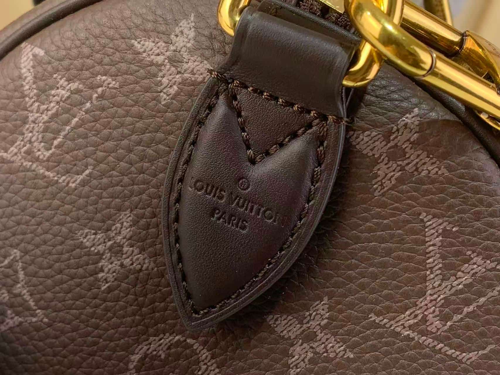 Louis Vuitton Speedy P9 Bandouliere 25 Calfskin leather M27974 Coffee Bean TOP