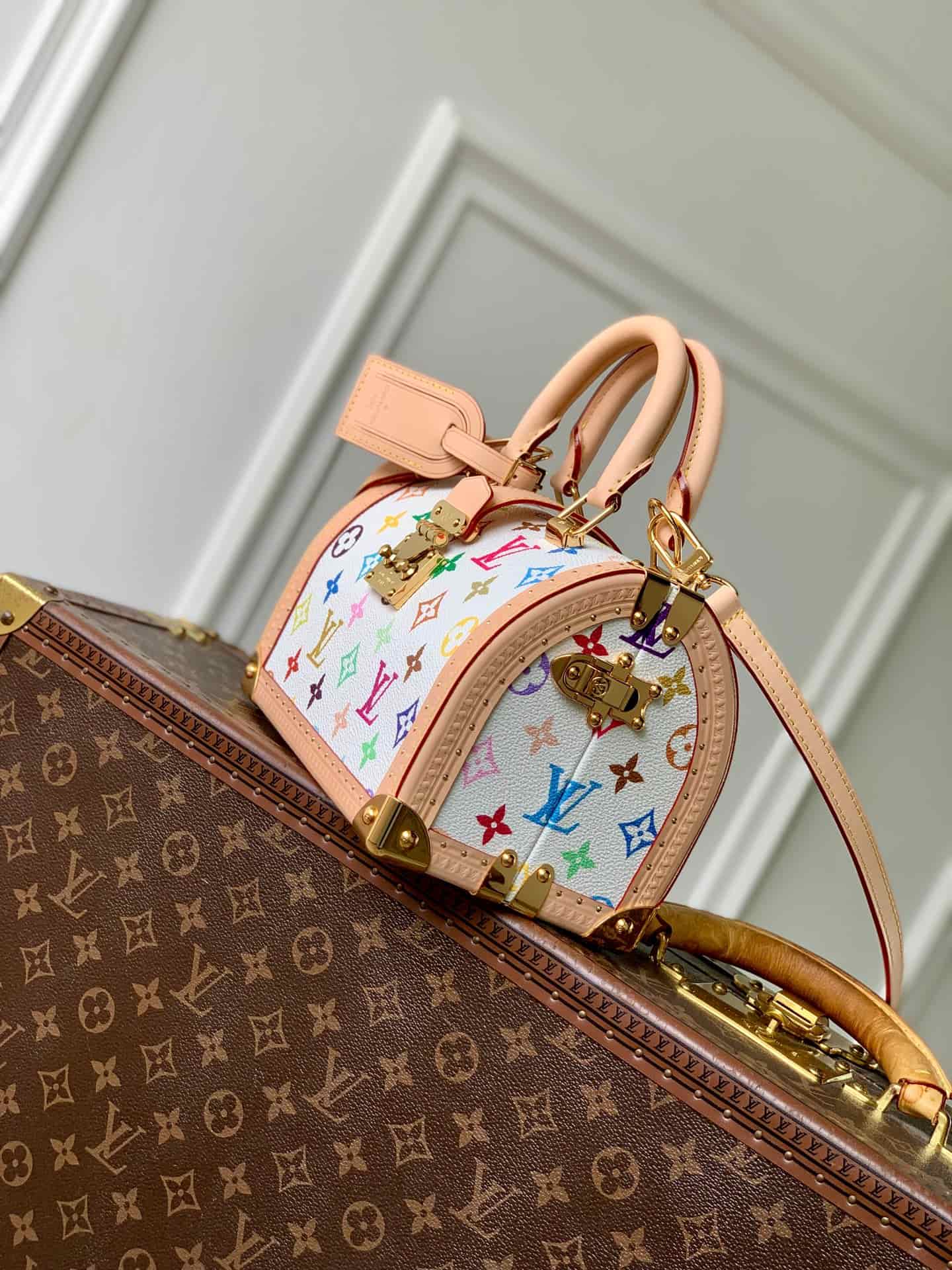 Louis Vuitton  x TM Speedy Trunk 20 Monogram Multicolore coated canvas M27833 High