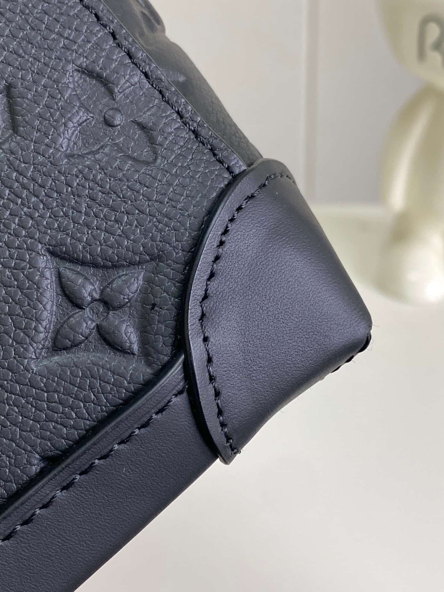 Louis Vuitton Nano Steamer Taurillon Monogram embossed cowhide leather M82772 High
