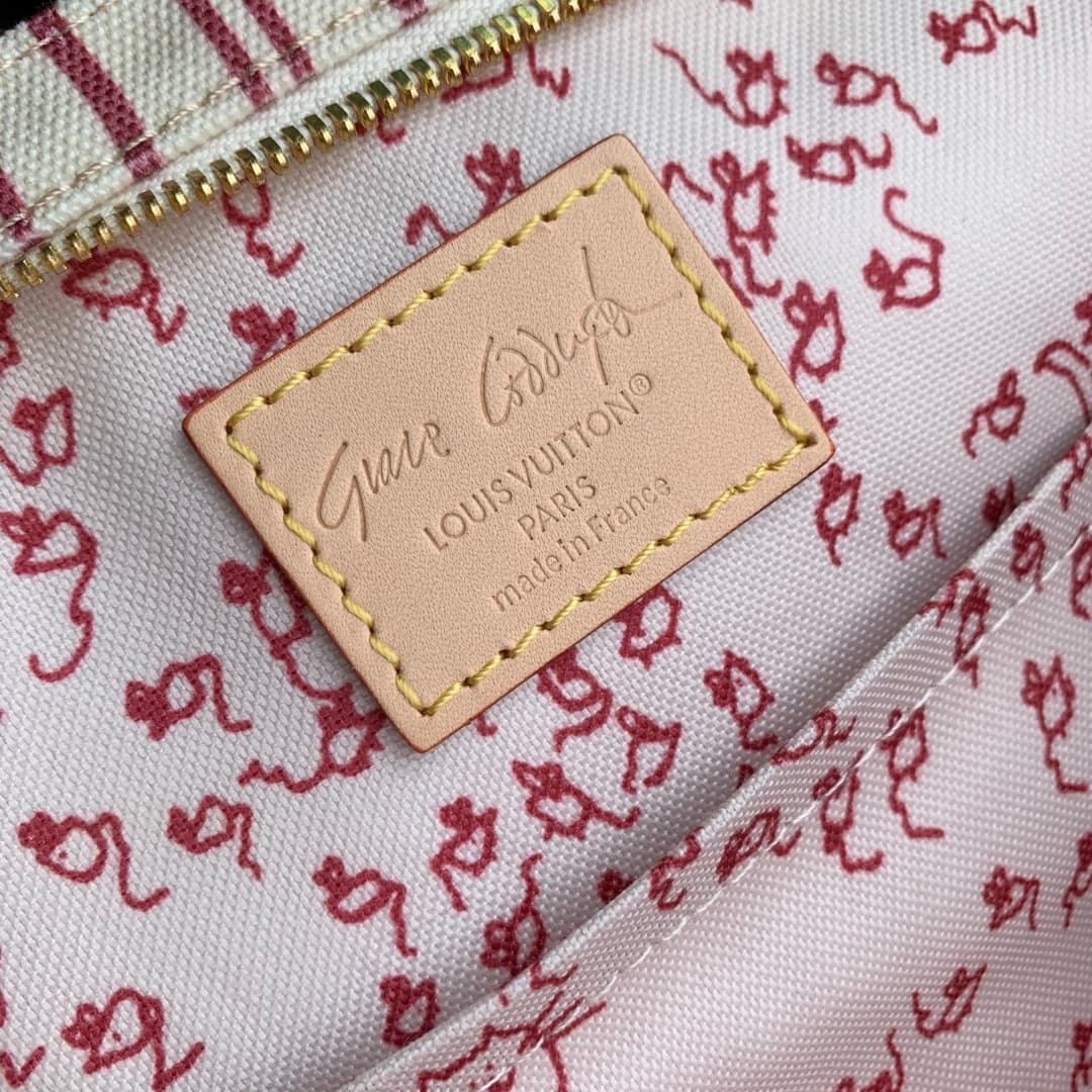 Louis Vuitton Carry It tote bag x Grace Coddington cotton canvas M15121 High