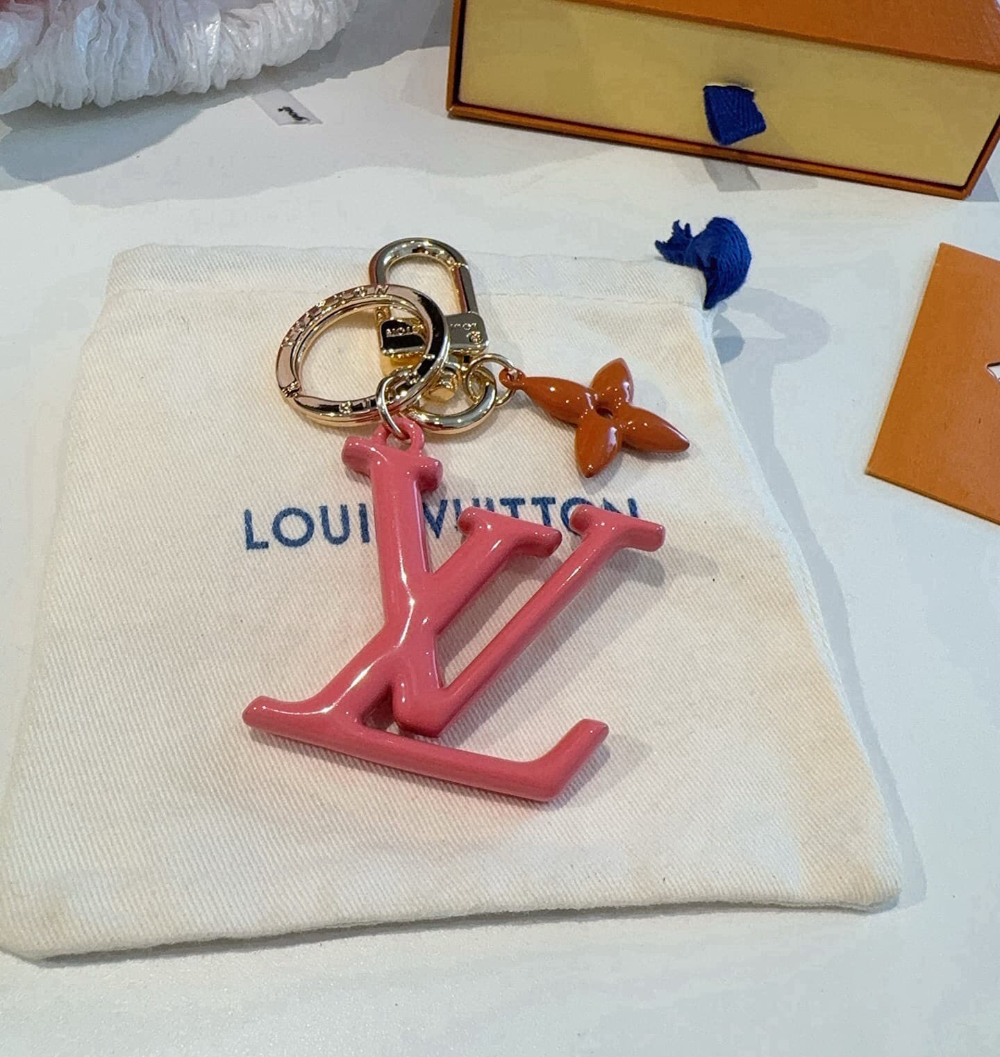 Louis Vuitton bag keychain Charm