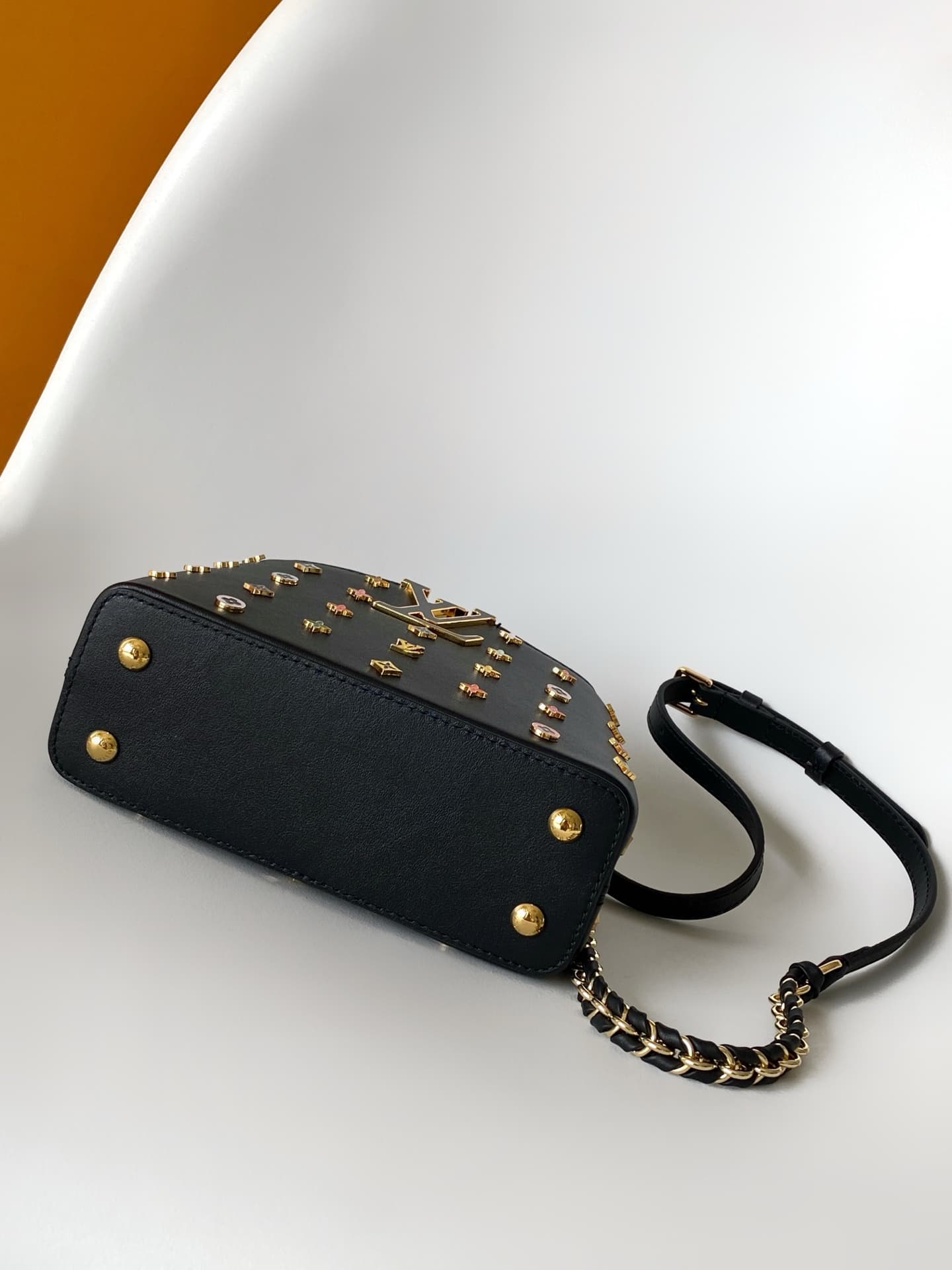 Louis Vuitton x TM Capucines Mini Black Cowhide leather M27637 TOP