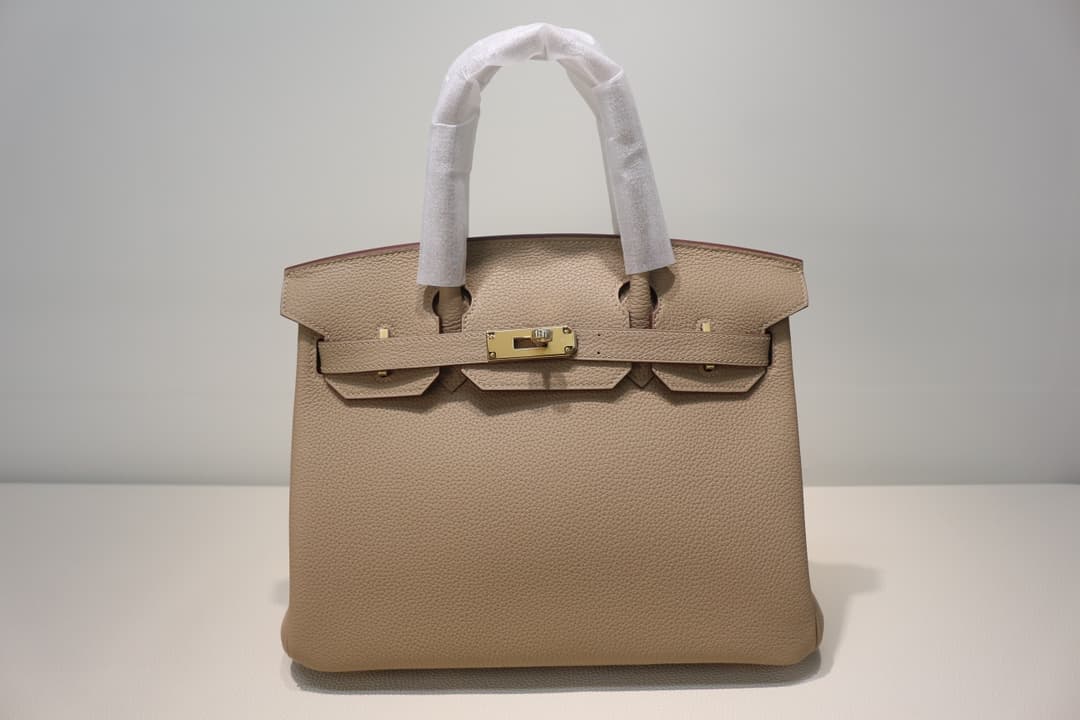Hermes Birkin 25/30/35cm Bag Togo Leather In Trench WAX High