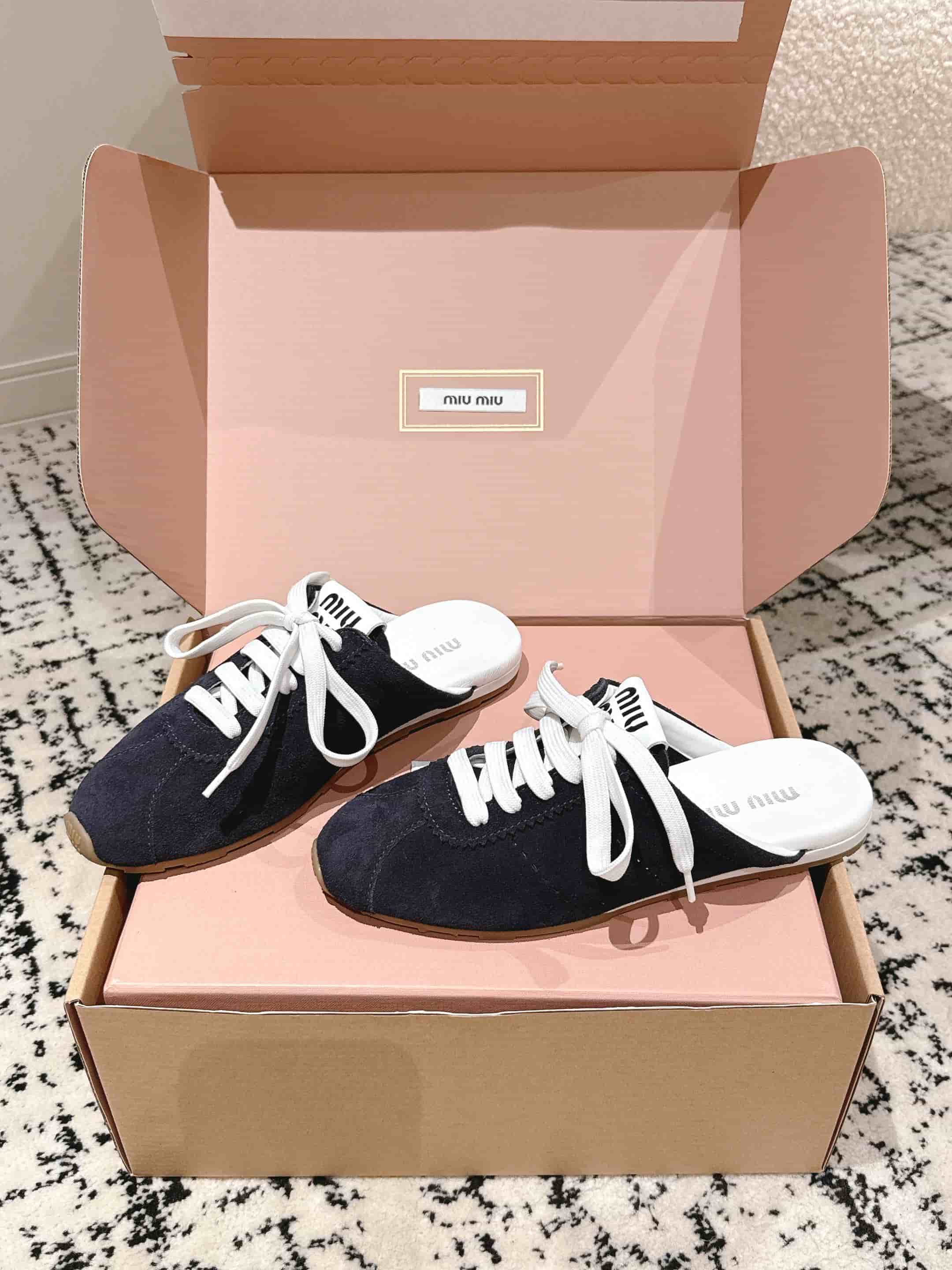 Miu Miu Plume Suede Mules shoes Women