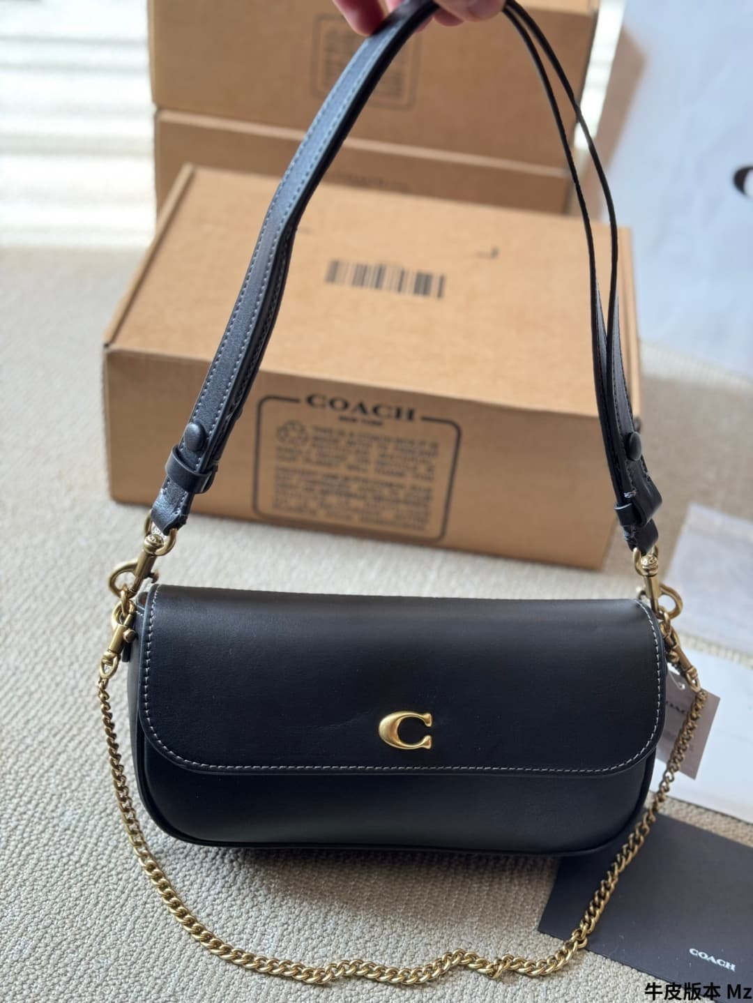 Coach Brook Flap Chain Bag