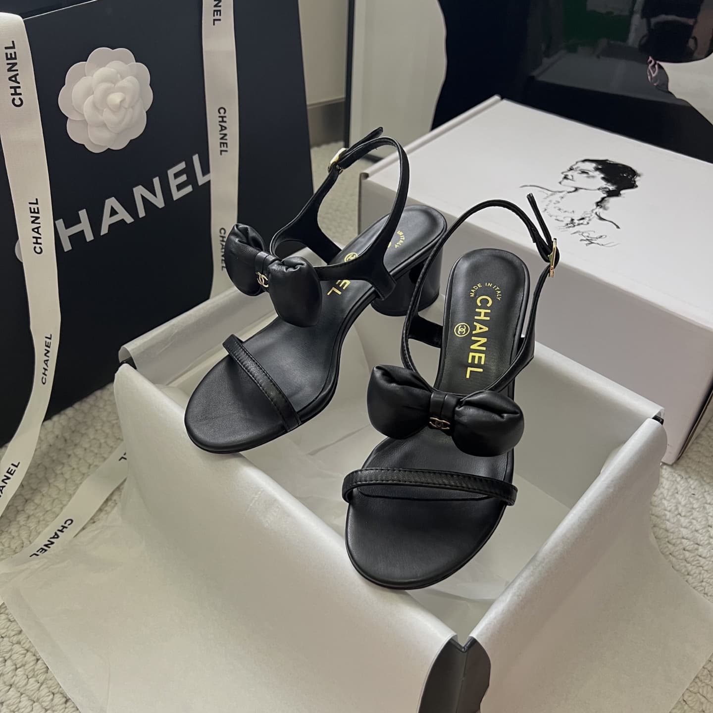 Chanel Sandal Shoes High Women