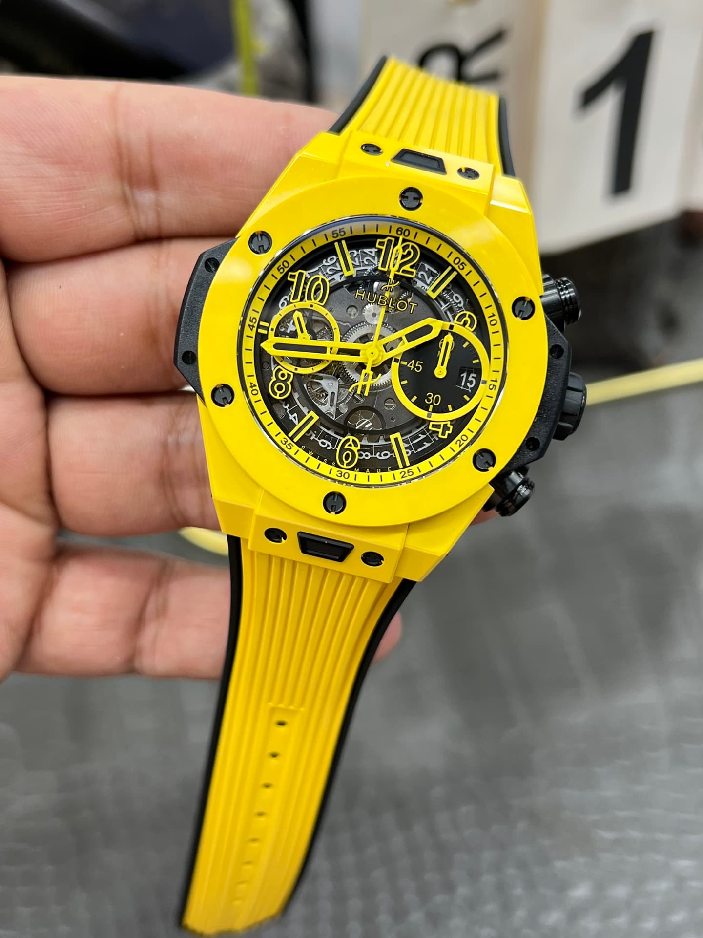Hublot Big Bang Unico Yellow Magic Watch TOP