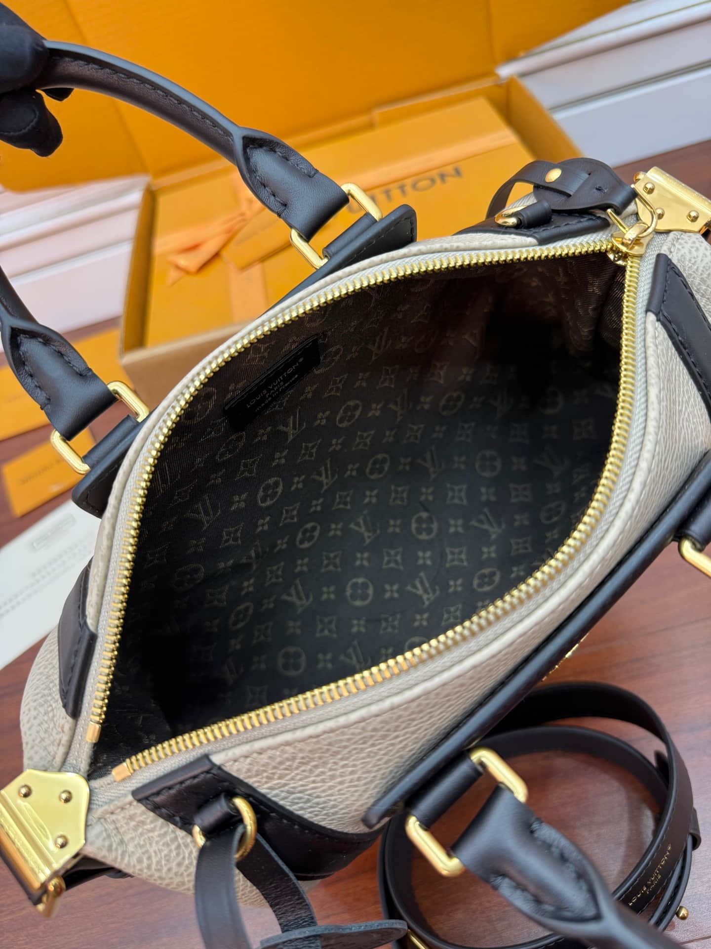 Louis Vuitton LV Biker PM Gray Lambskin leather M14721 TOP