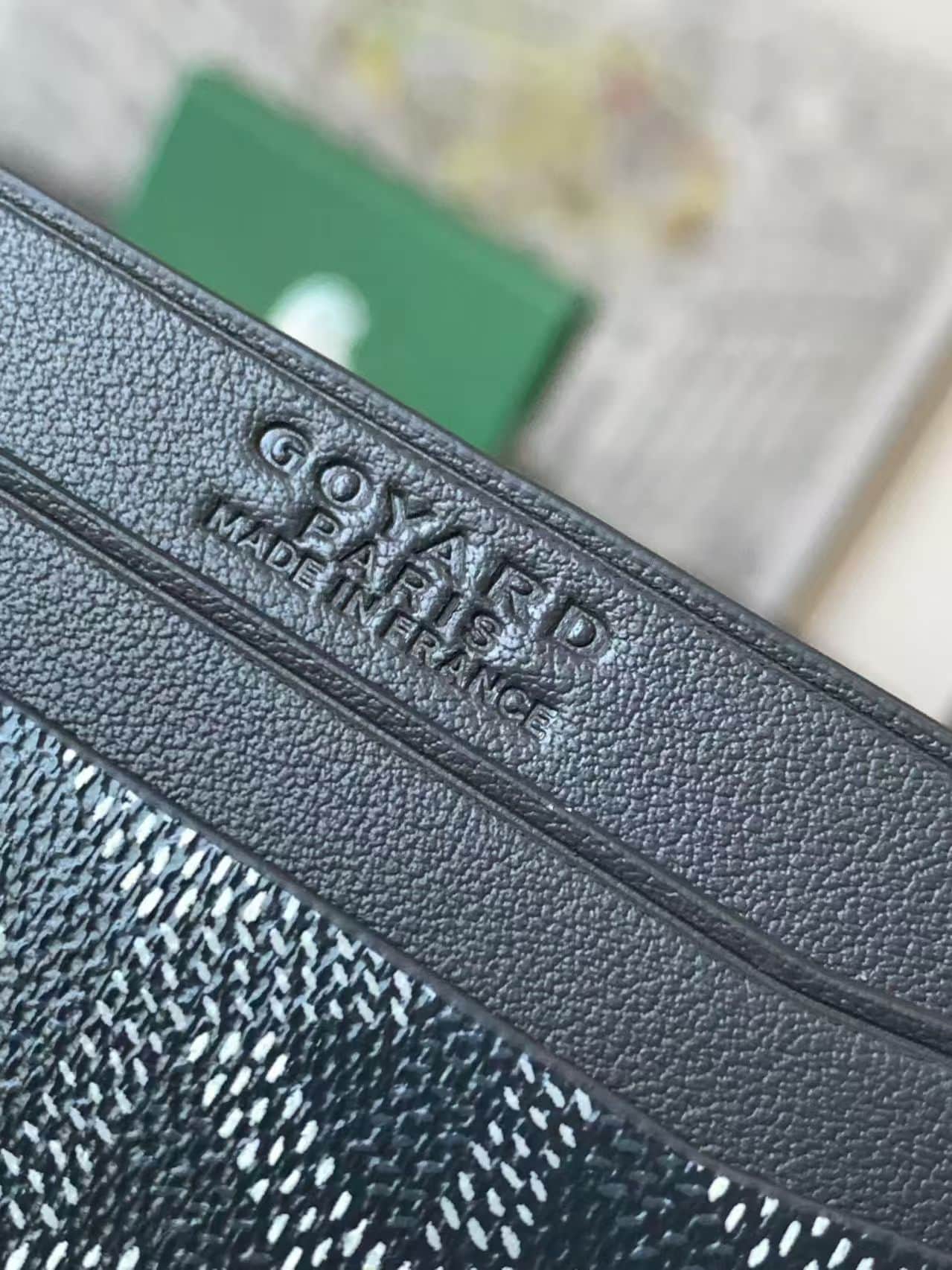 Goyard Saint Sulpice Card Wallet Grey High