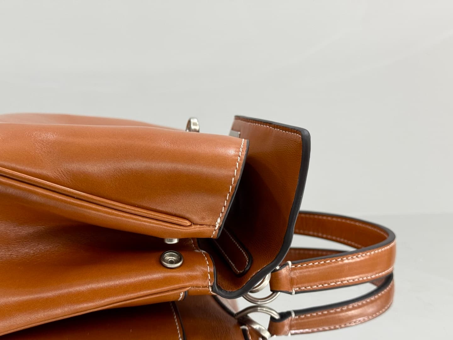 Balenciaga Rodeo Mini Bag in Tan Leather With Silver-Tone Metal TOP