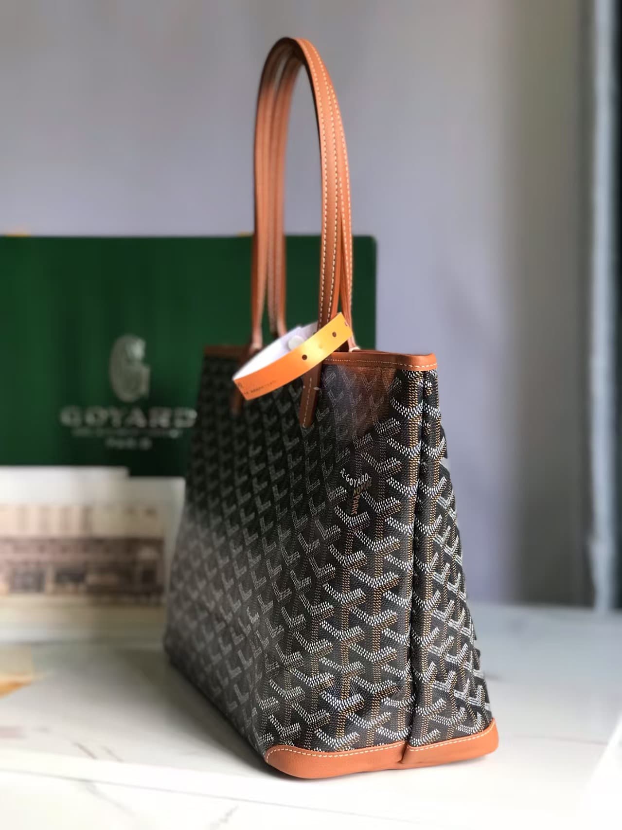 ARTOIS PM BAG Goyardine Canvas & Chevroches Calfskin High