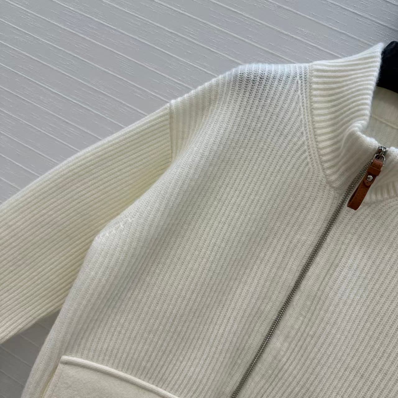 Hermes Women's H Pocket Zipped Long Jacket