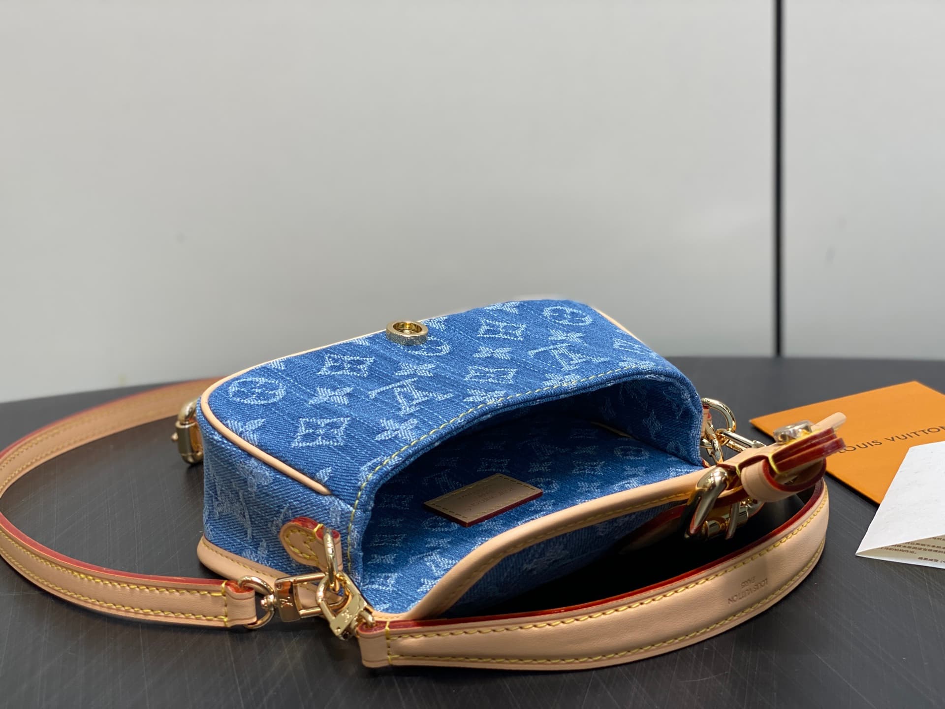 Louis Vuitton Nano Diane M27700 Blue Denim High
