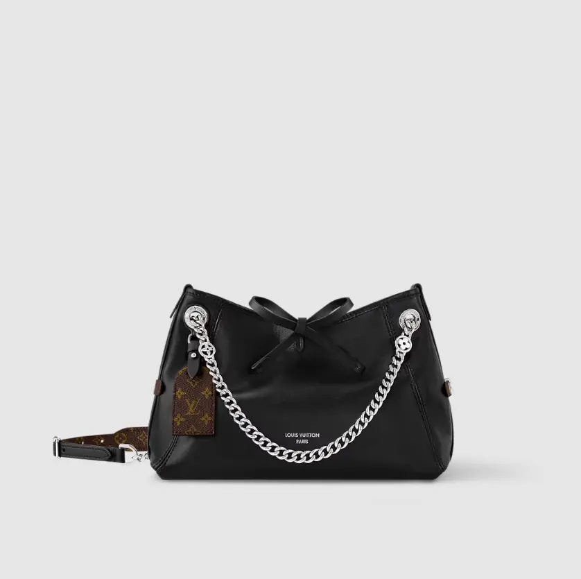 Louis Vuitton CarryAll Vibe BB Lambskin M12888 Black Top