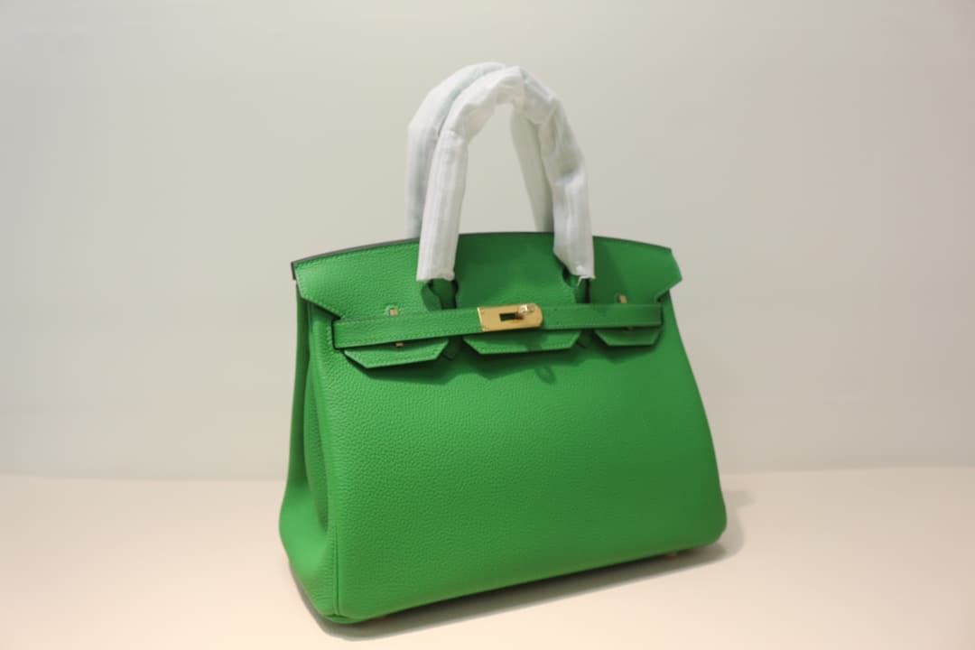 Hermes Birkin 25/30/35cm Bag Togo Leather In Bamboo WAX High Customizing Style