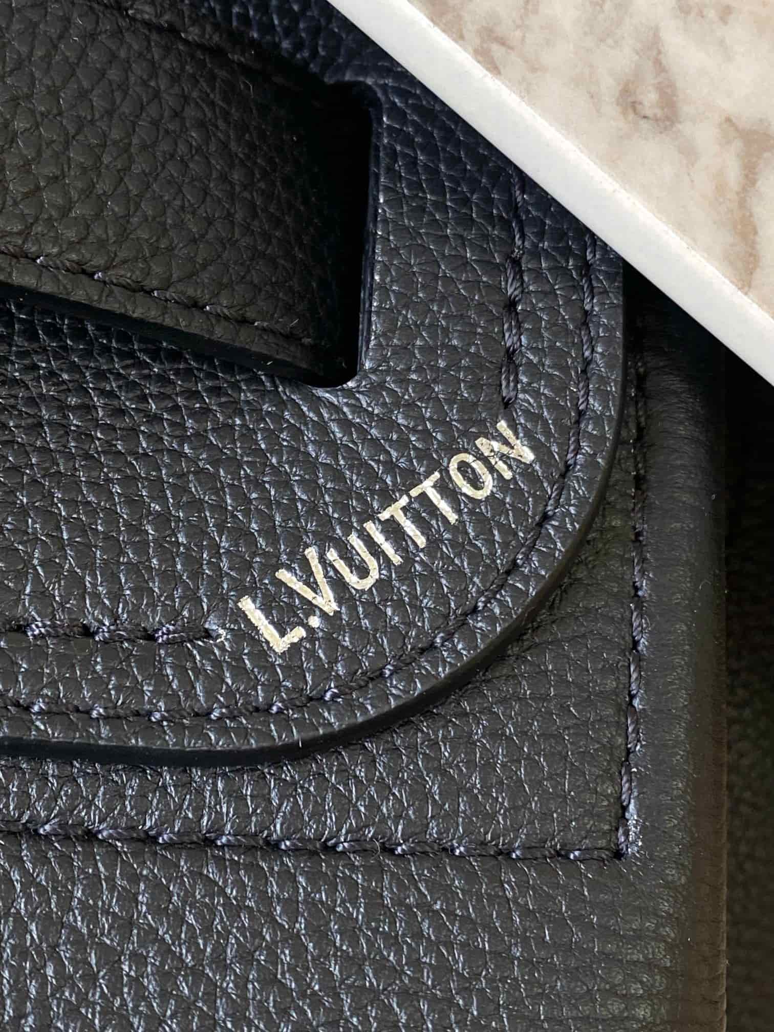 Louis Vuitton Steamer 30 Black LV Touch calfskin leather M27061 TOP