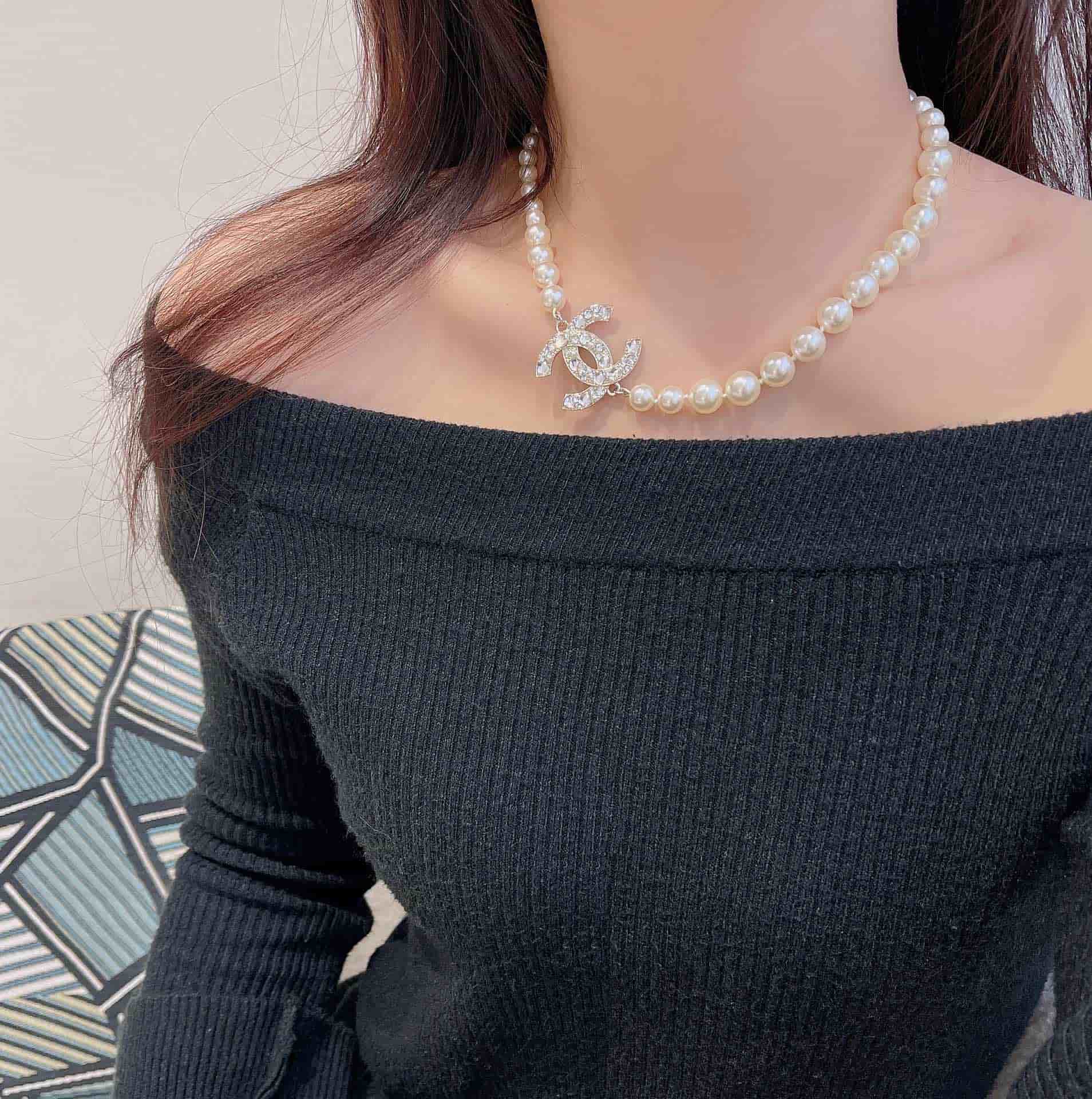 Chanel Pearl CC 100th Anniversary Necklace High